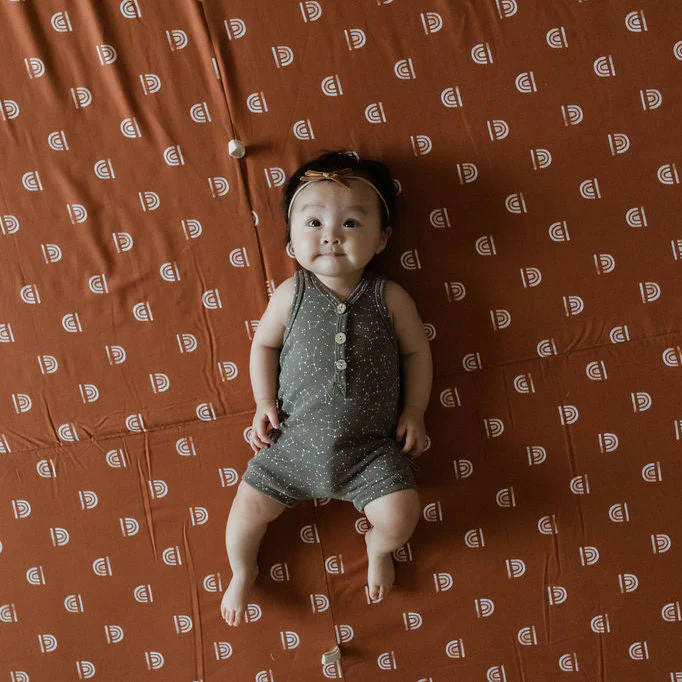 Toki Kids Rainbow Rust Organic Cotton Mat - Image 7