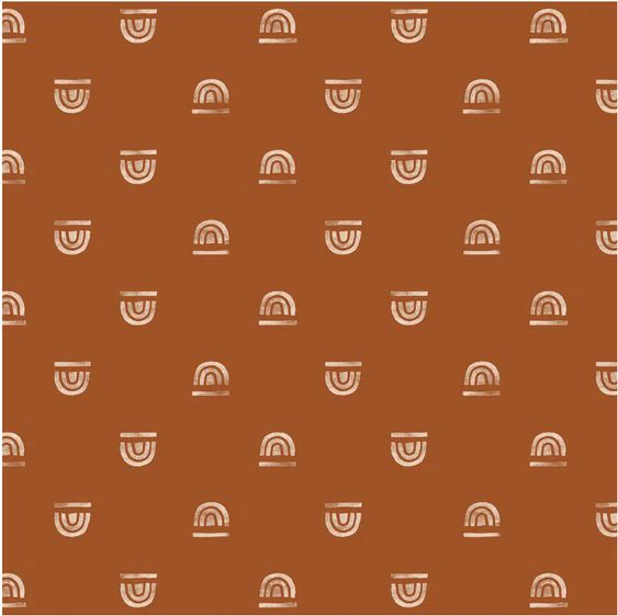 Toki Kids Rainbow Rust Organic Cotton Mat - Image 8
