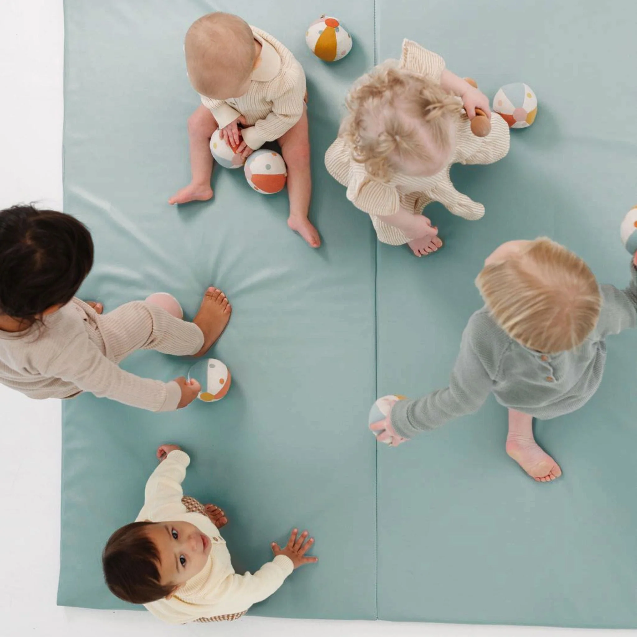Toki Kids Sage Vegan Leather Mat - Image 8