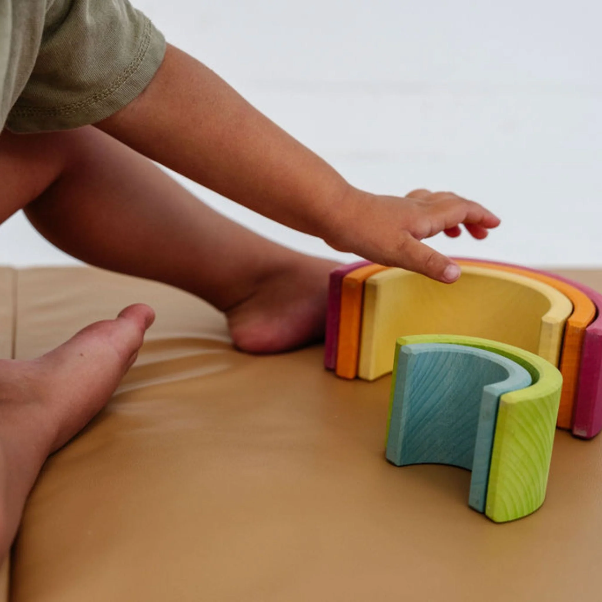 Toki Kids Sand Vegan Leather Mat - Image 17