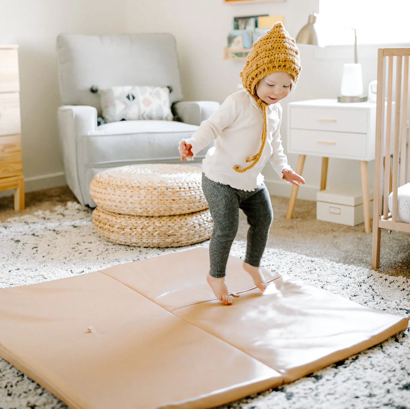 Toki Kids Sand Vegan Leather Mat - Image 5