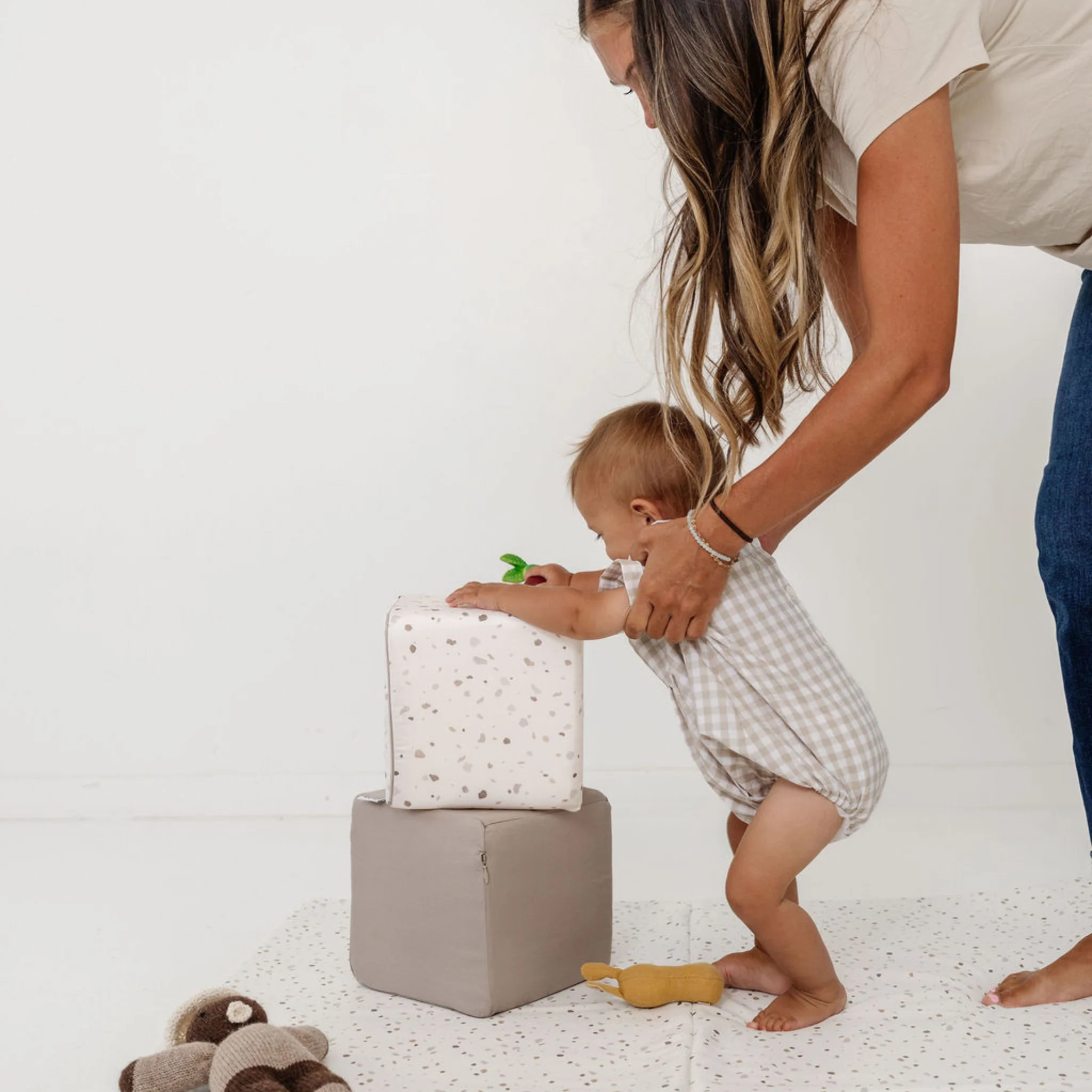 Toki Kids Terrazzo Chalk Play Cube - Image 2