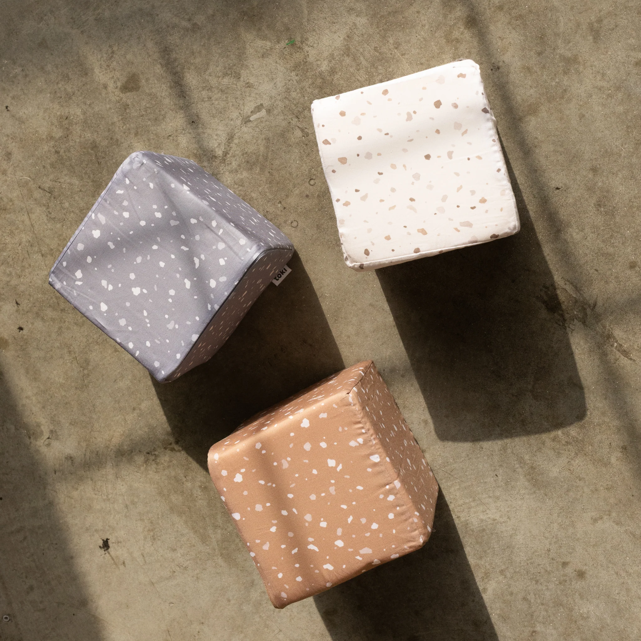 Toki Kids Terrazzo Chalk Play Cube - Image 5