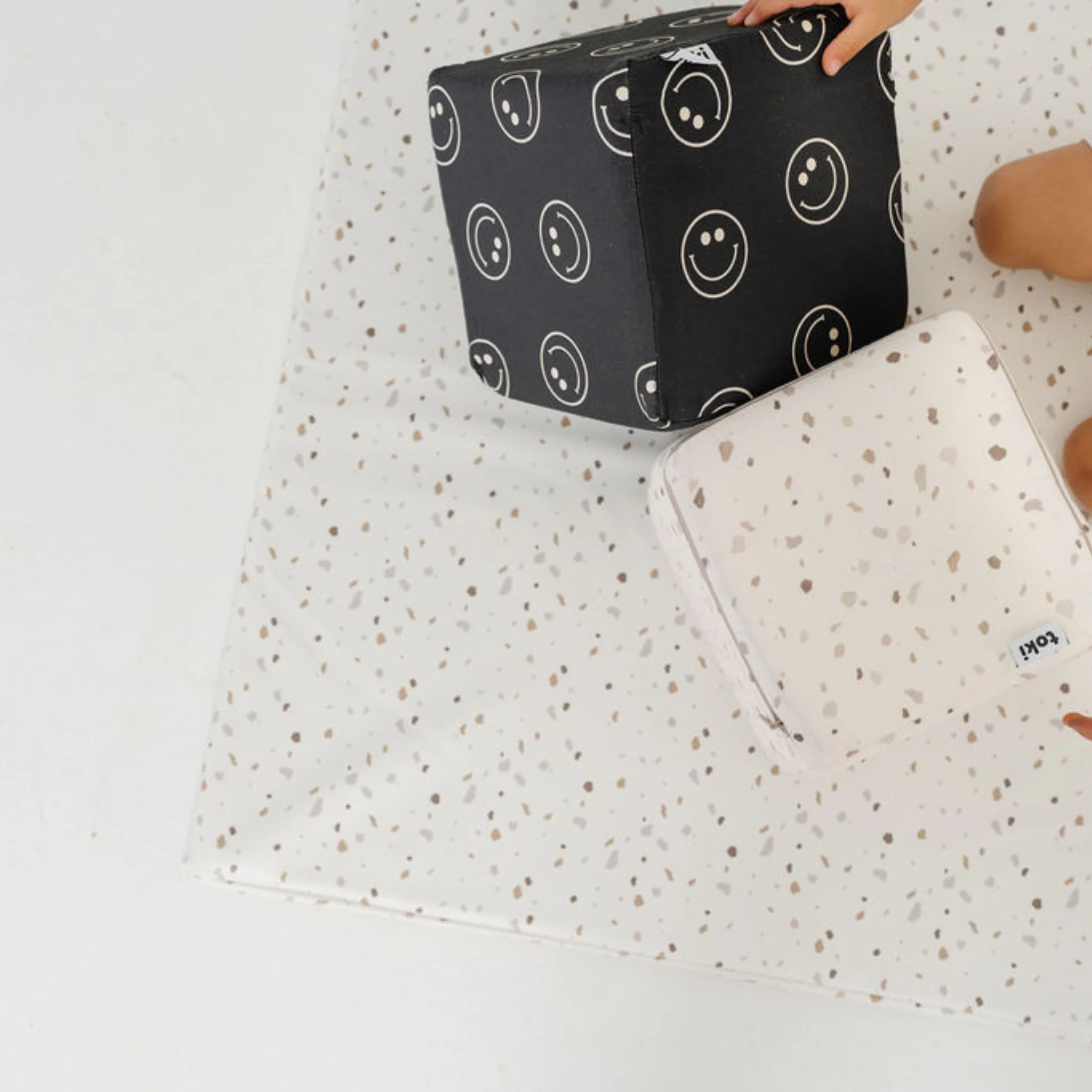 Toki Kids Terrazzo Chalk Vegan Leather Mat - Image 14