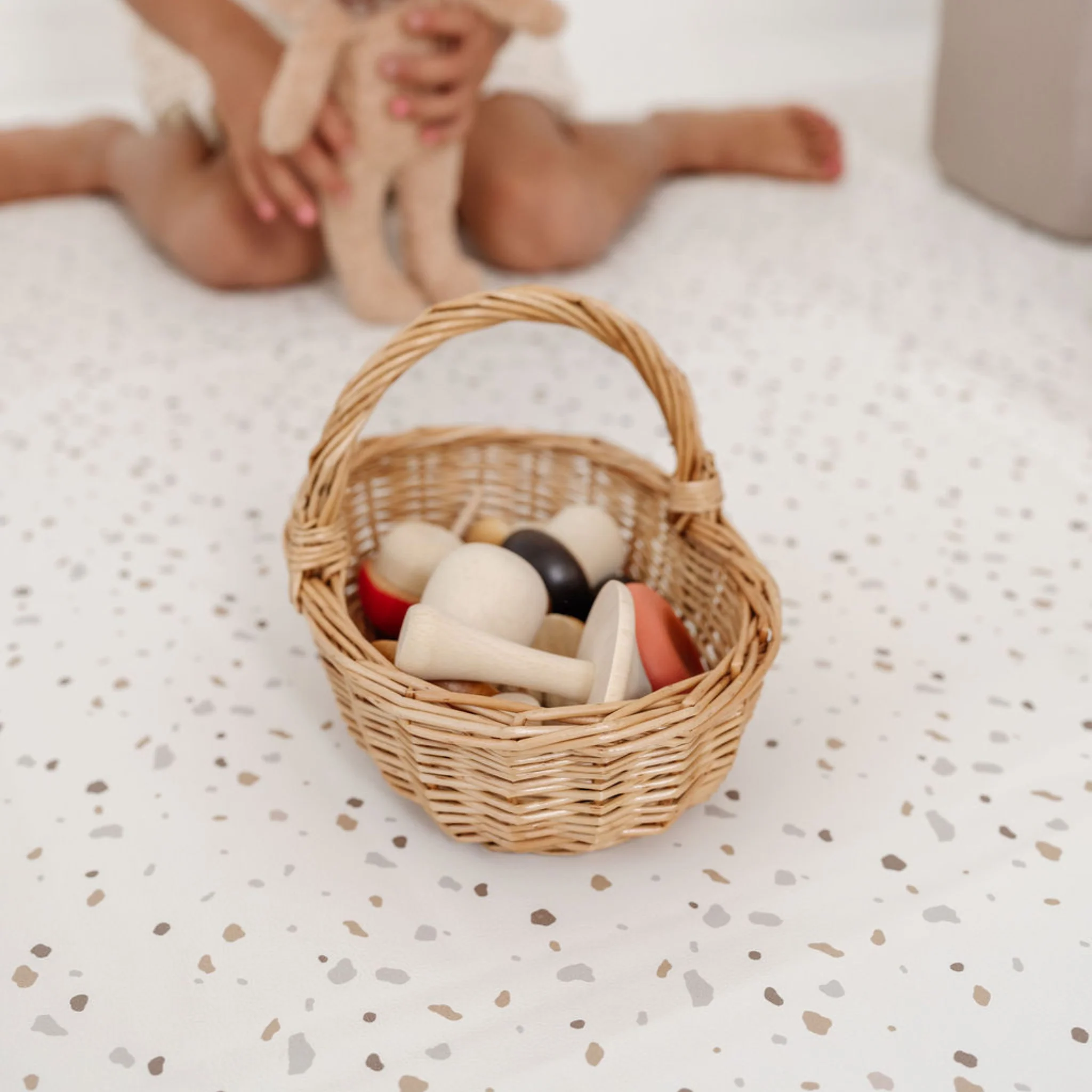 Toki Kids Terrazzo Chalk Vegan Leather Mat - Image 17
