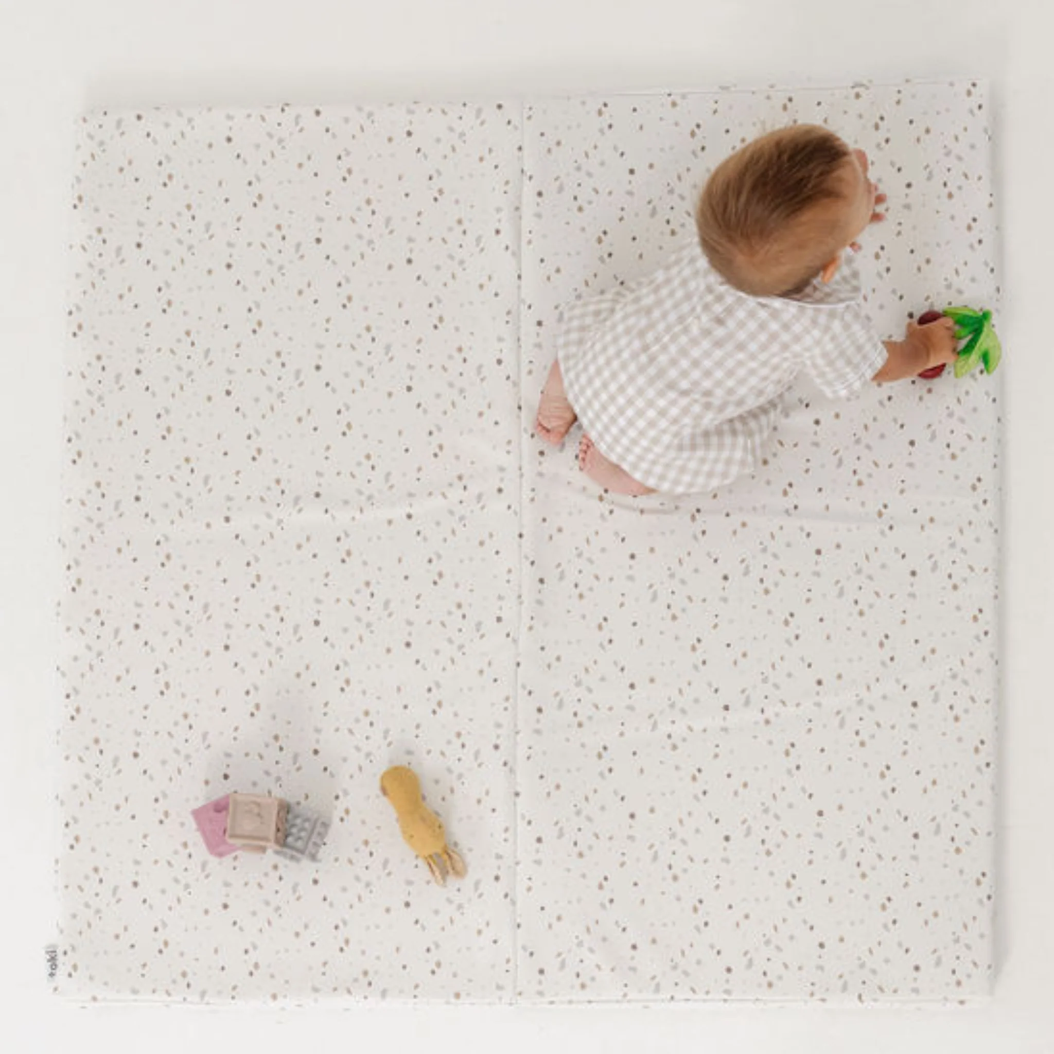 Toki Kids Terrazzo Chalk Vegan Leather Mat - Image 2