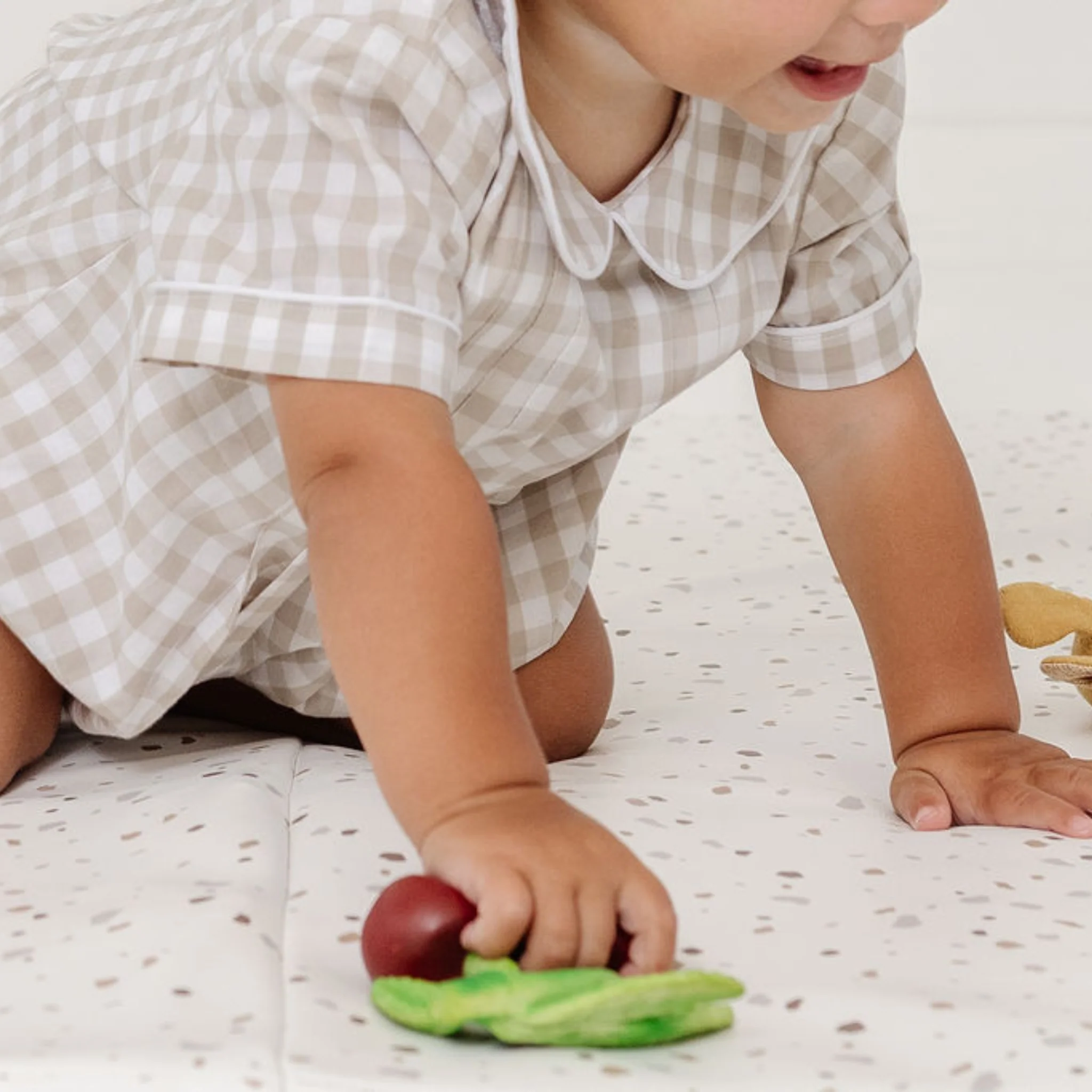 Toki Kids Terrazzo Chalk Vegan Leather Mat - Image 4