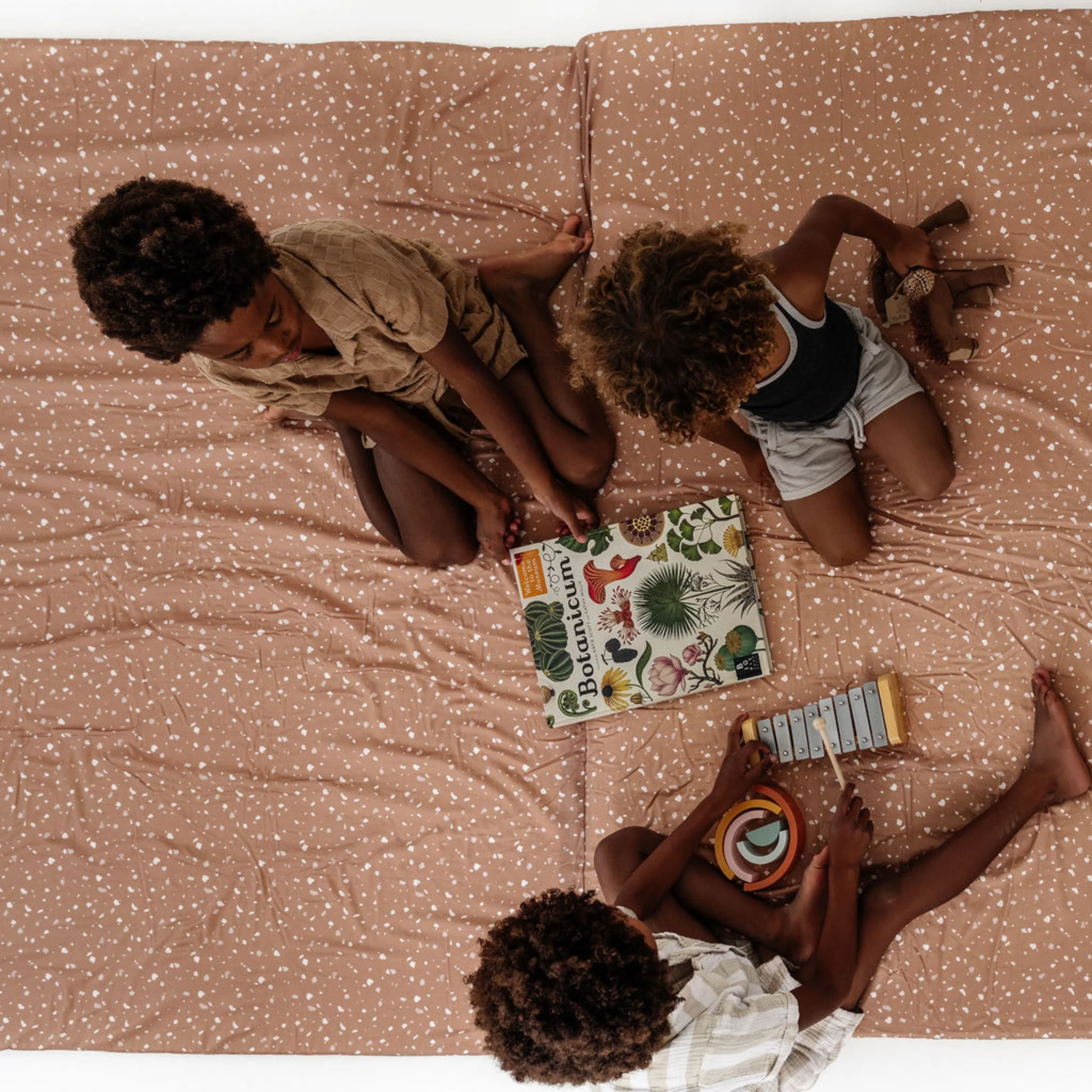 Toki Kids Terrazzo Clay Organic Cotton Mat - Image 15