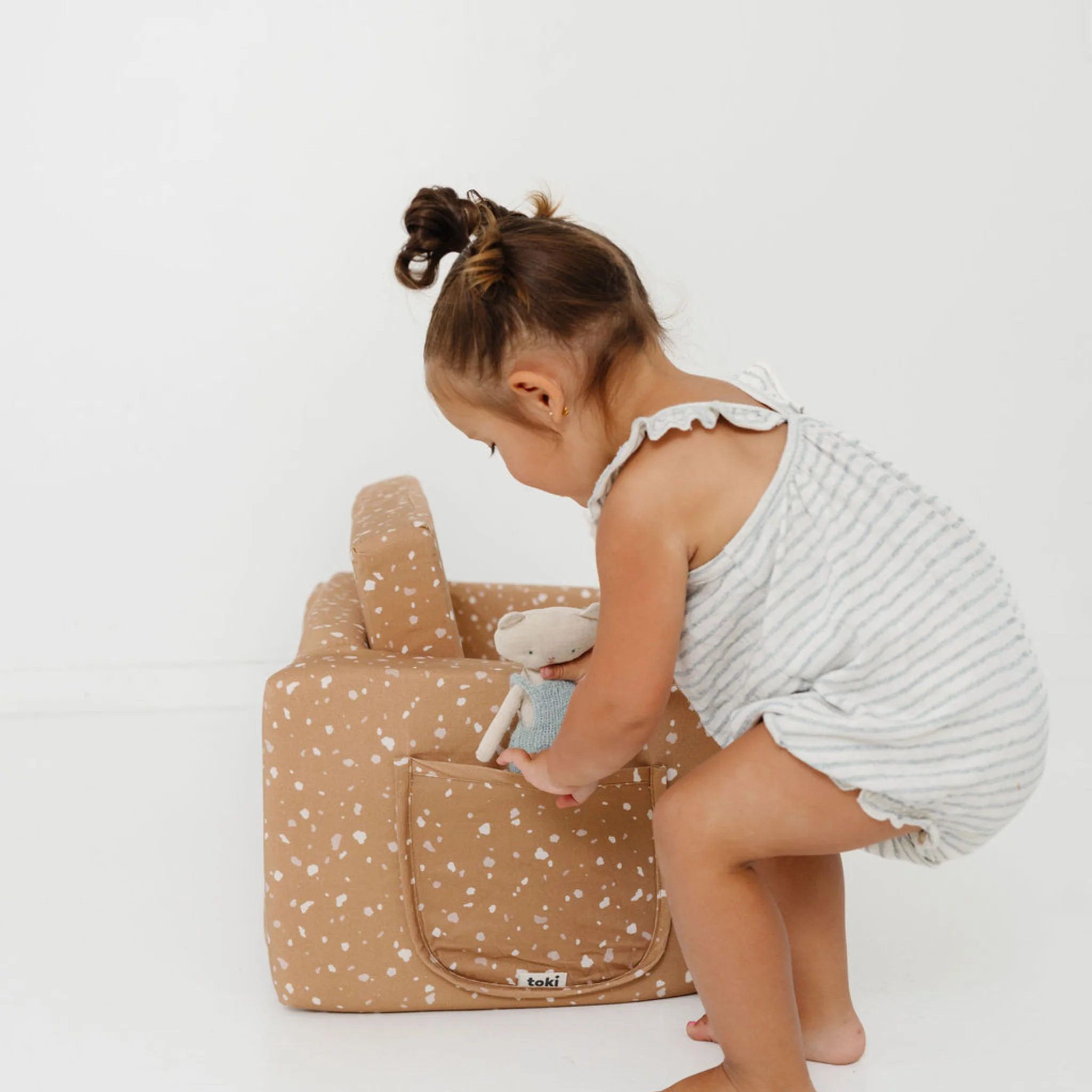 Toki Kids Terrazzo Clay Play Couch - Image 3