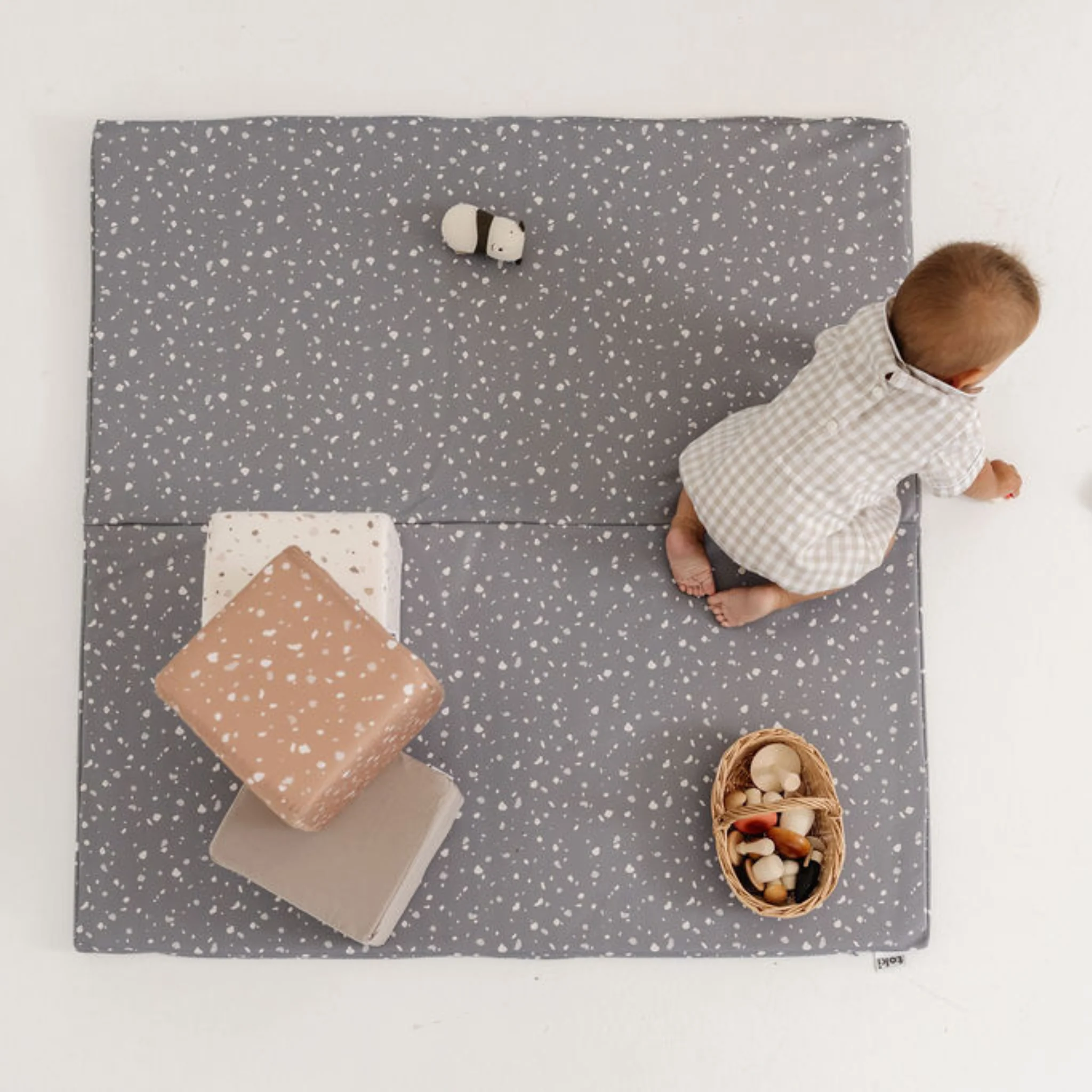 Toki Kids Terrazzo Clay Play Cube - Image 2