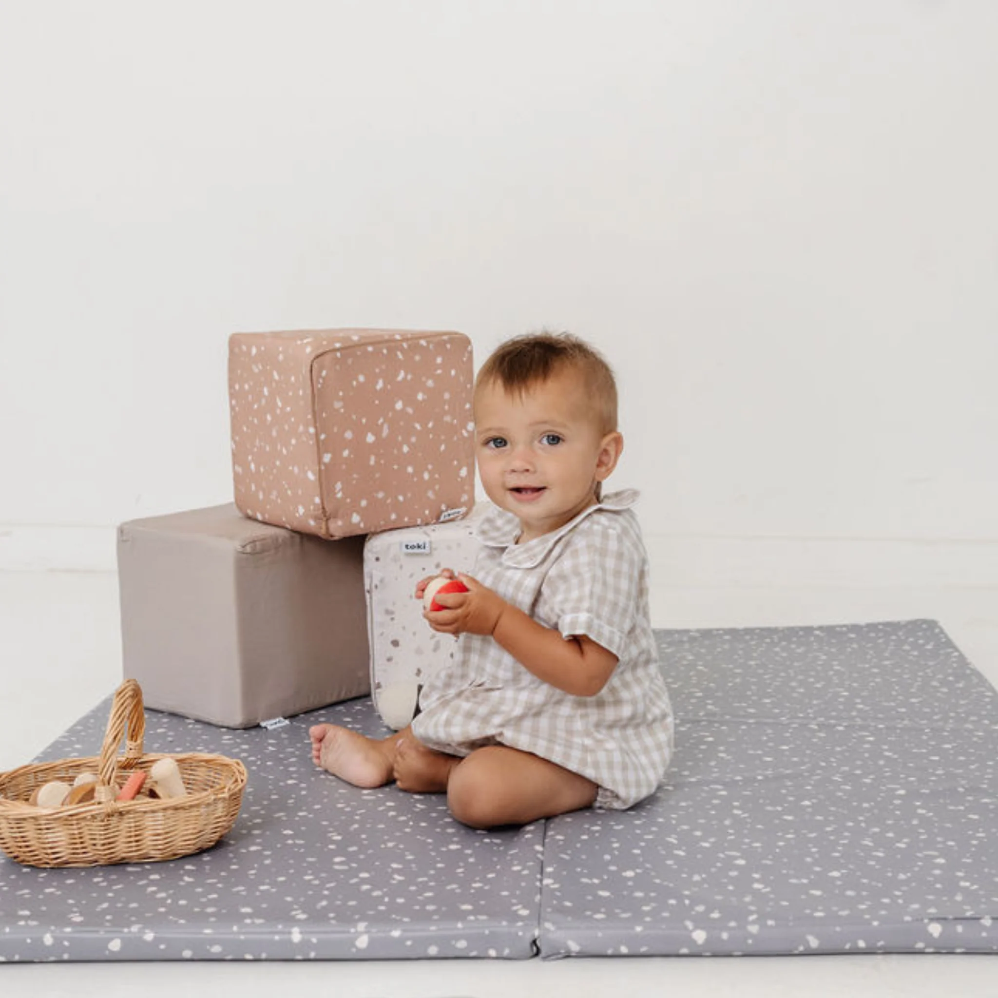 Toki Kids Terrazzo Clay Play Cube - Image 3