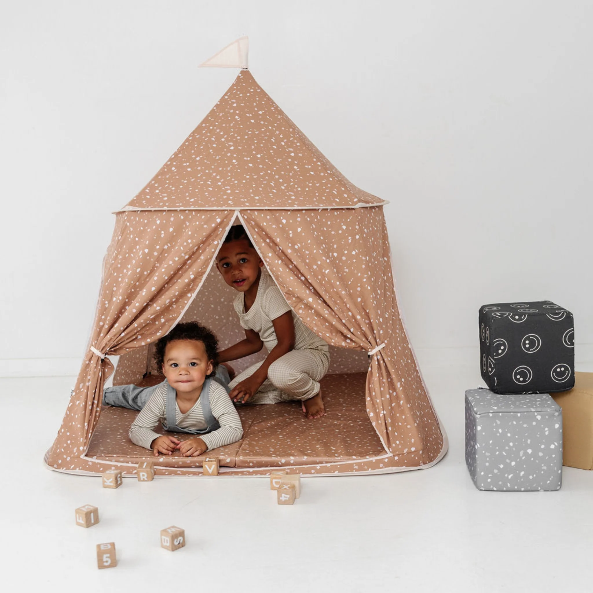 Toki Kids Terrazzo Clay Play Tent - Image 3