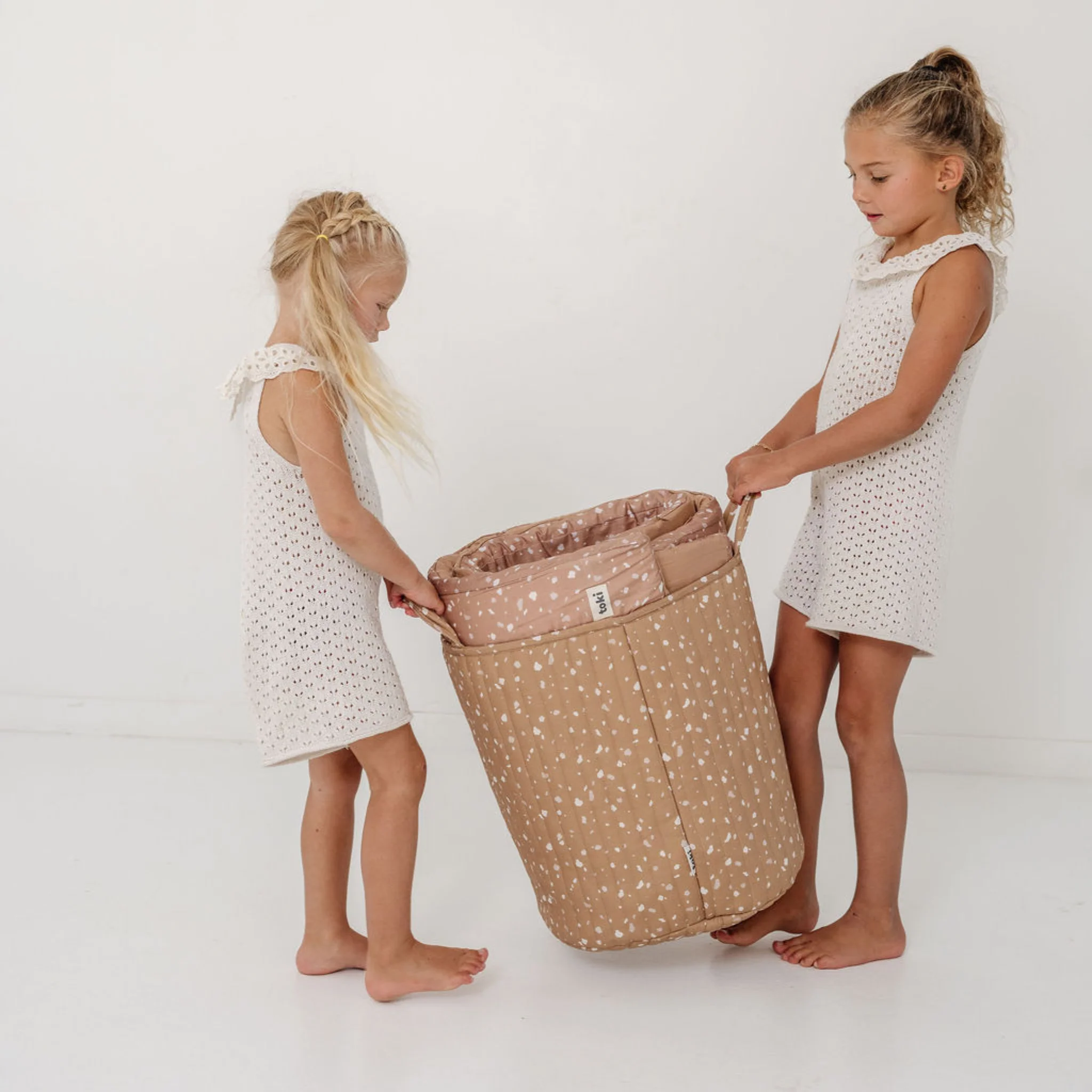Terrazzo Clay Storage Basket - Image 3