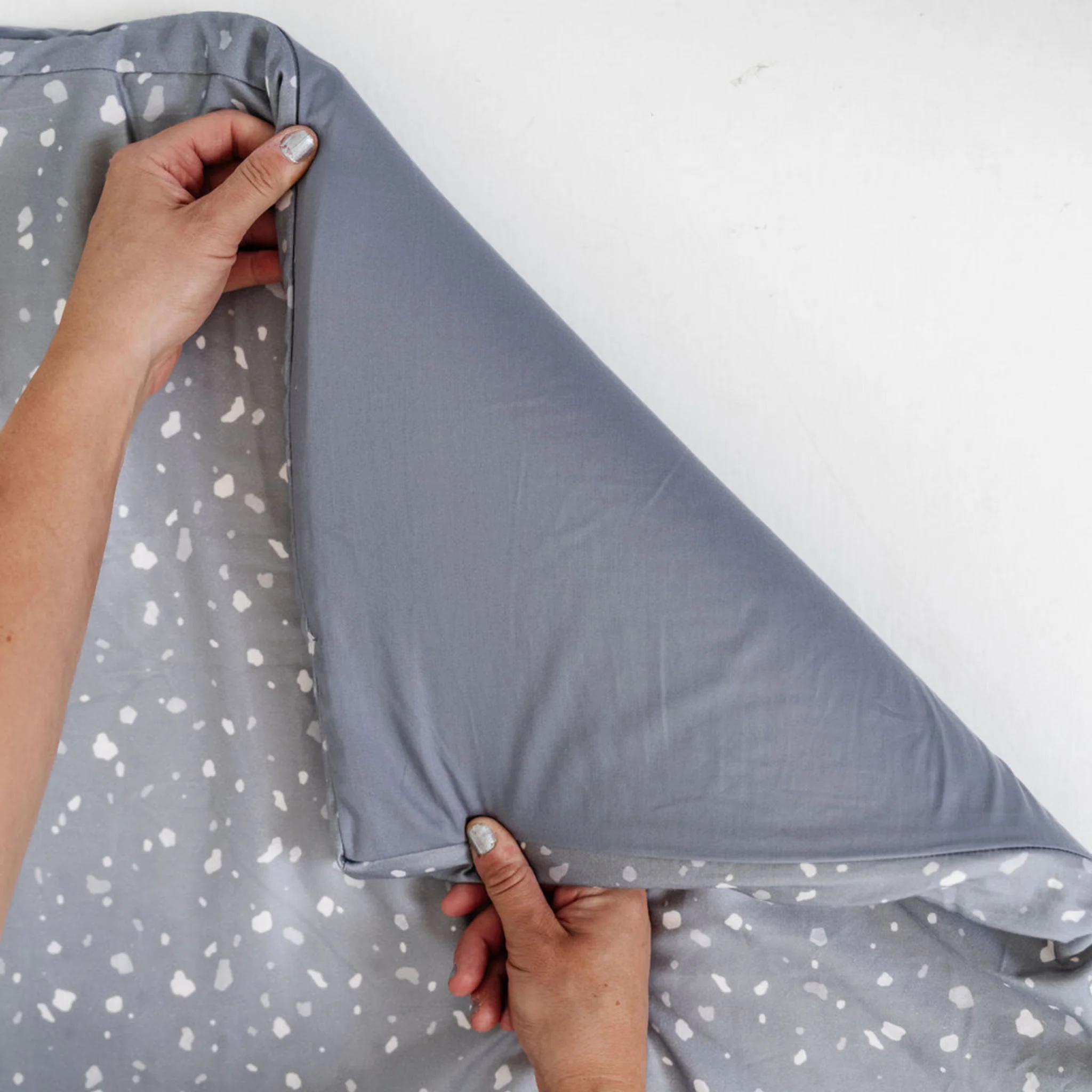 Toki Kids Terrazzo Slate Organic Cotton Mat - Image 5