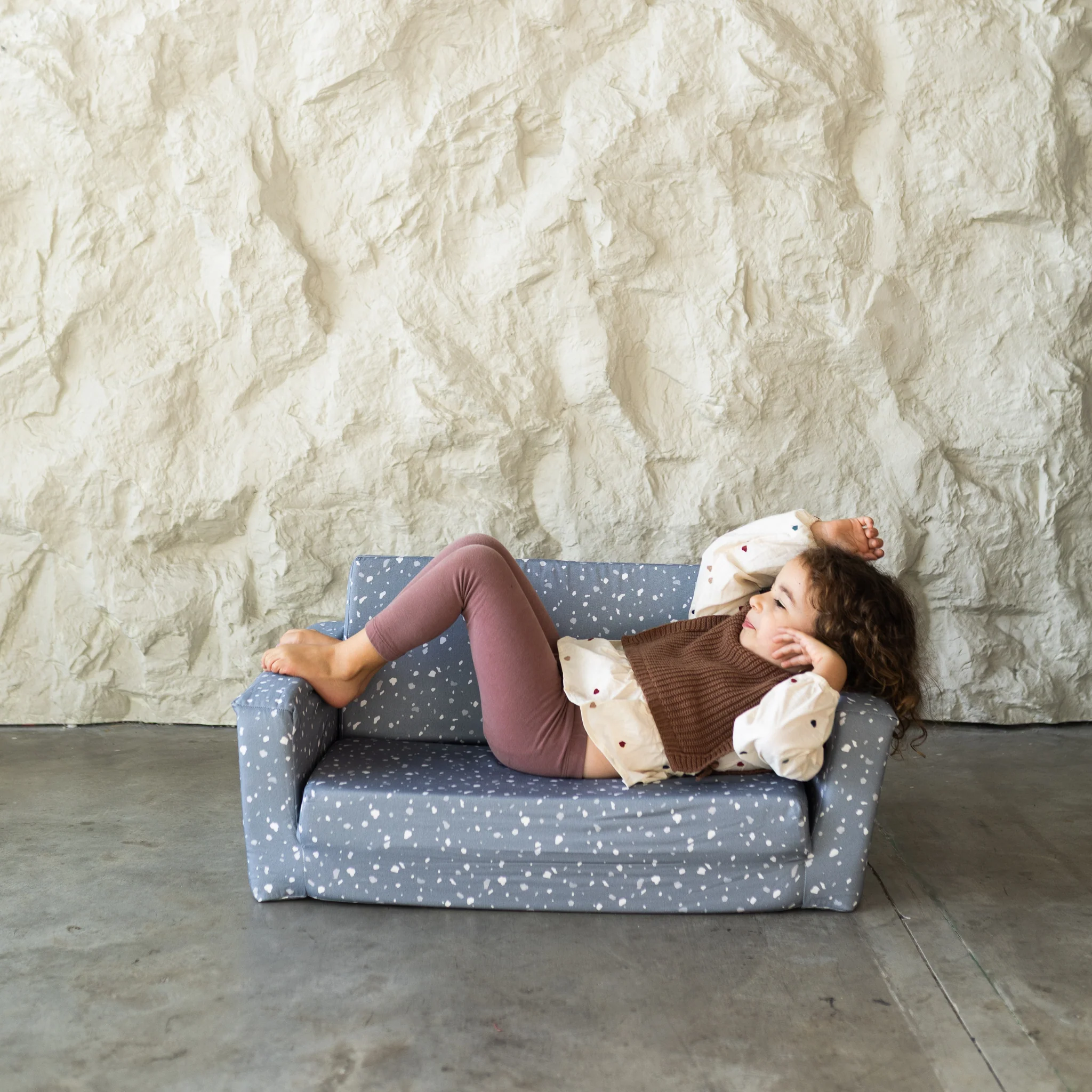 Toki Kids Terrazzo Slate Play Couch - Image 3
