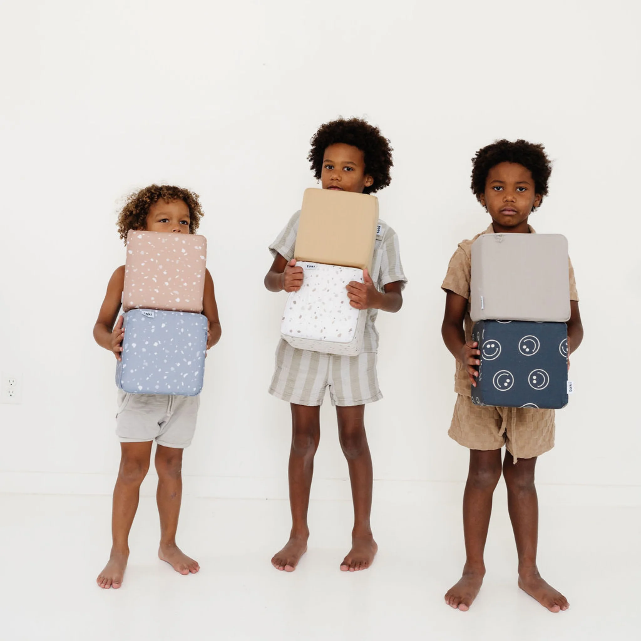 Toki Kids Terrazzo Slate Play Cube - Image 4