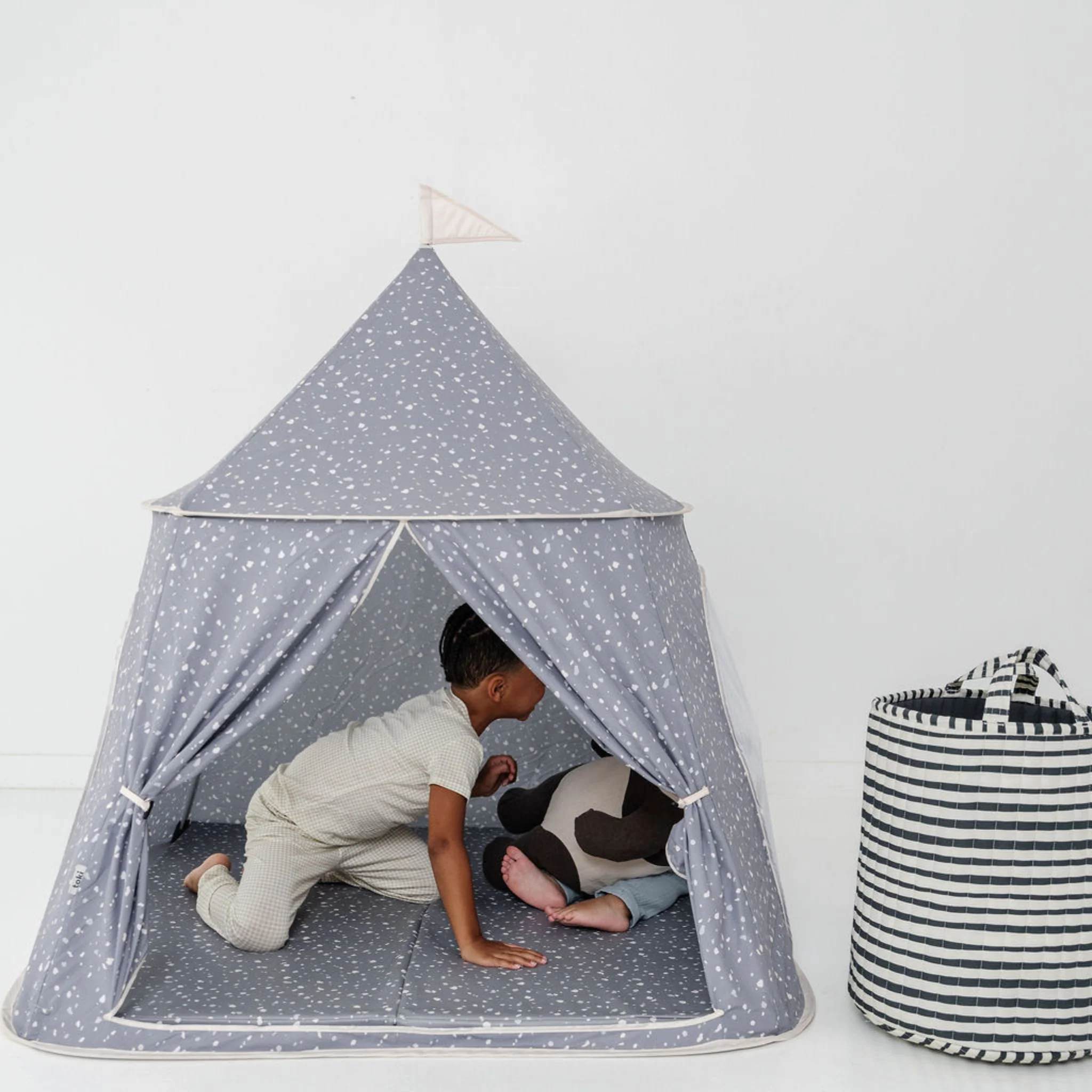 Toki Kids Terrazzo Slate Play Tent - Image 5