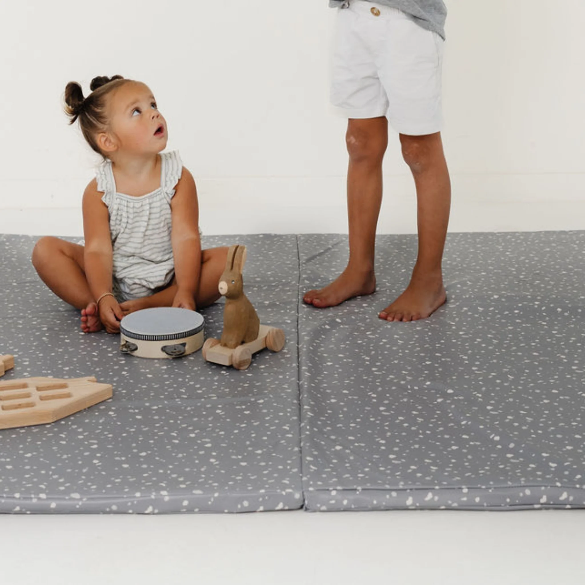 Toki Kids Terrazzo Slate Vegan Leather Mat - Image 14