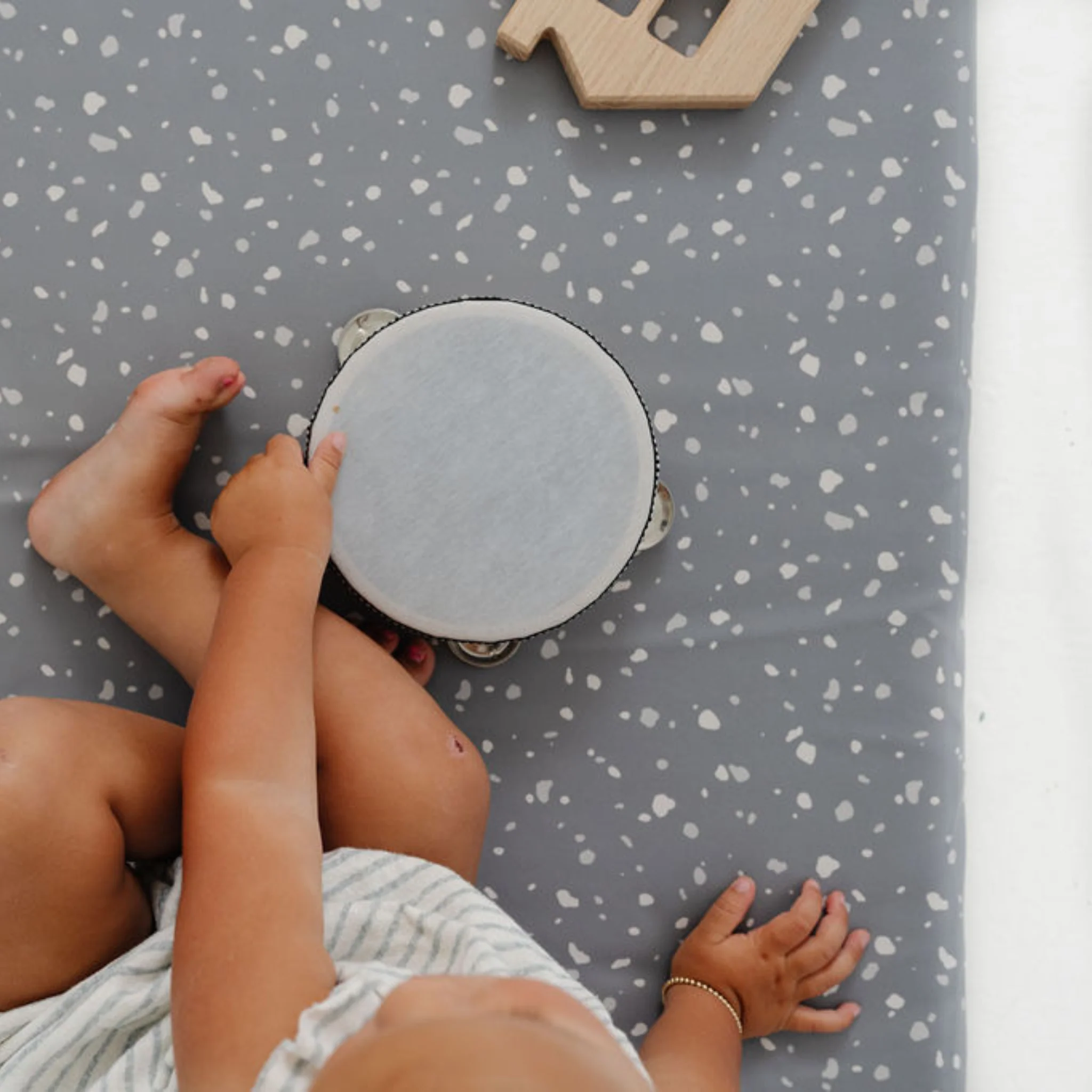 Toki Kids Terrazzo Slate Vegan Leather Mat - Image 15