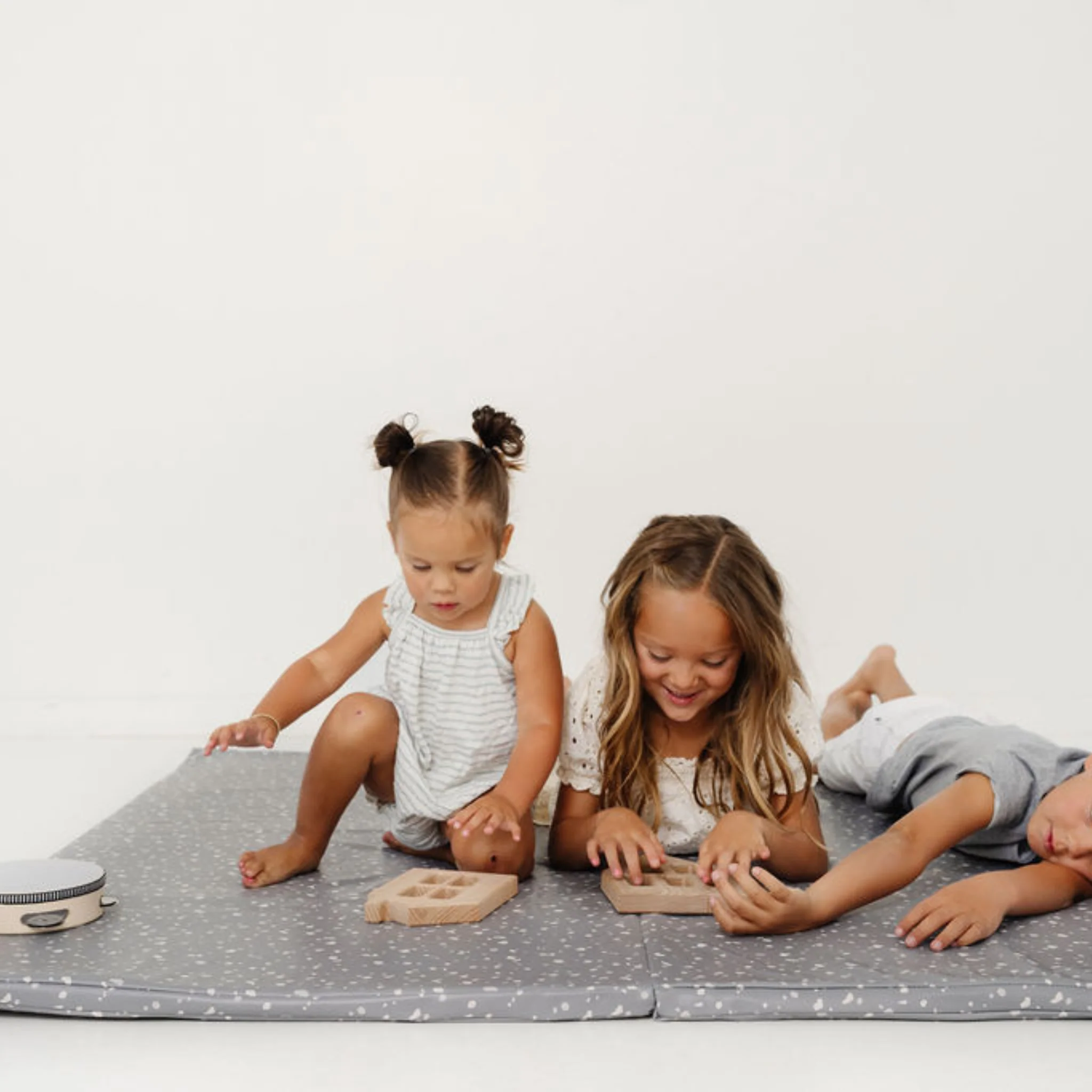 Toki Kids Terrazzo Slate Vegan Leather Mat - Image 9