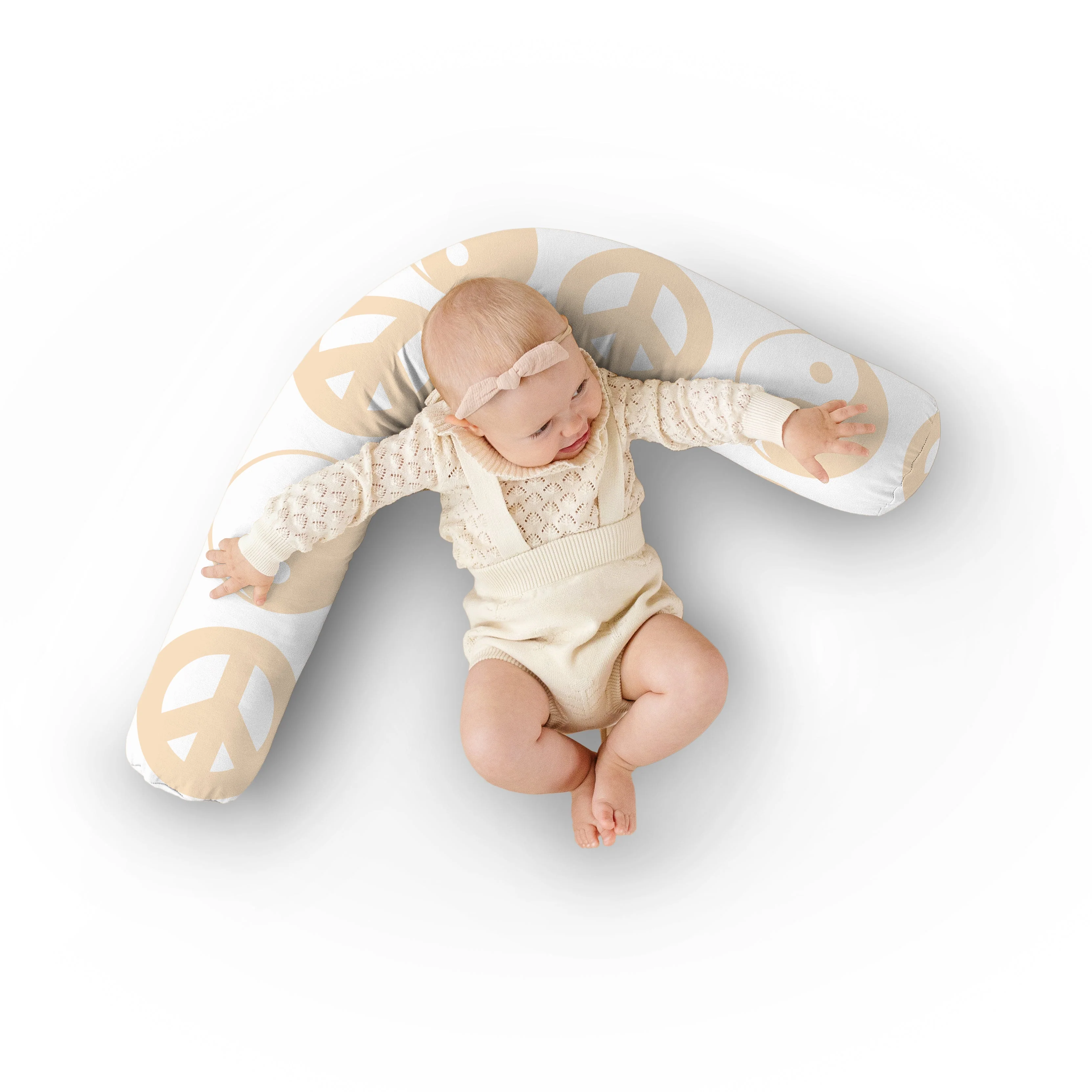 Toki Kids White Yin Yang Support Pillow - Image 3
