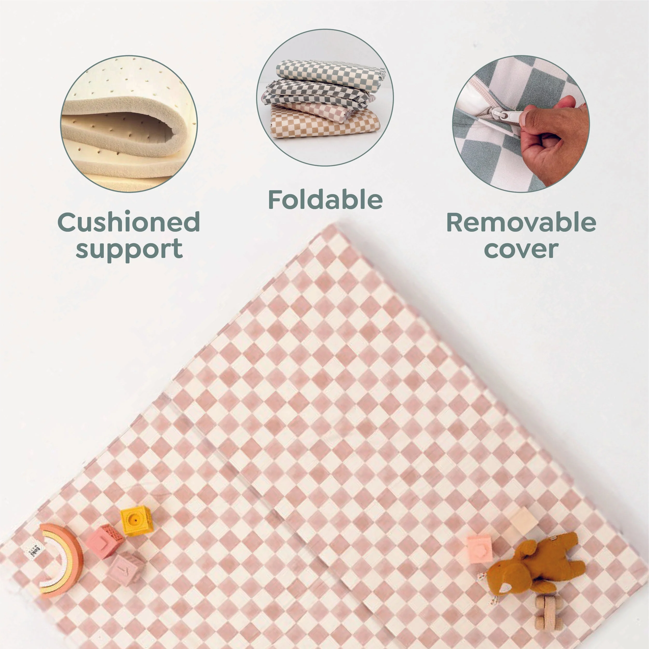 Toki Kids Yin Yang Organic Cotton Mat - Image 8