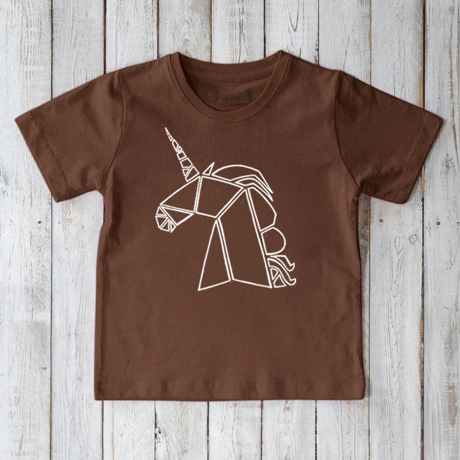 Uni-T Geometric Unicorn T-Shirt for Kids - Image 5