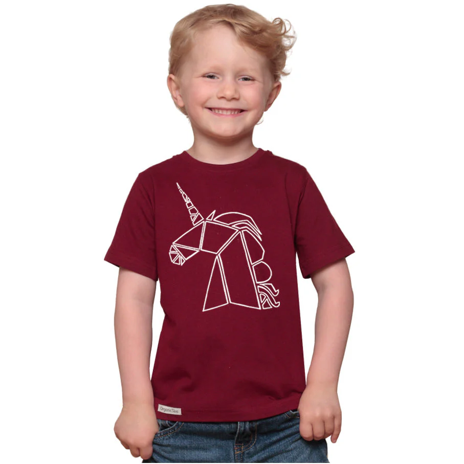 Uni-T Geometric Unicorn T-Shirt for Kids - Image 6