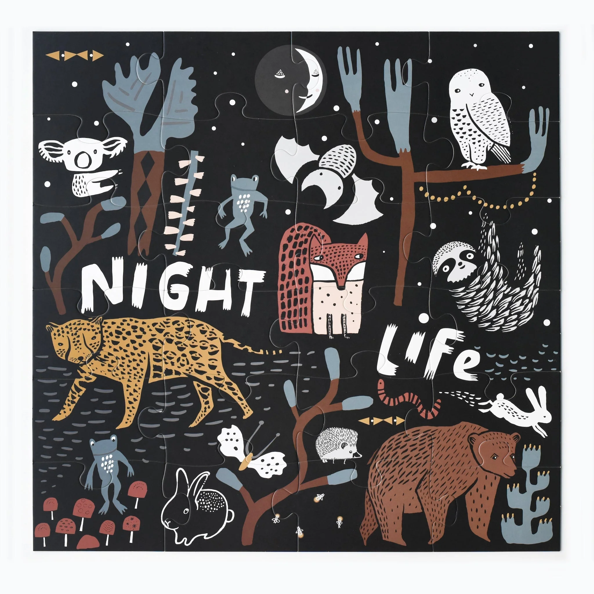 Wee Gallery Night Life Floor Puzzle - Image 3