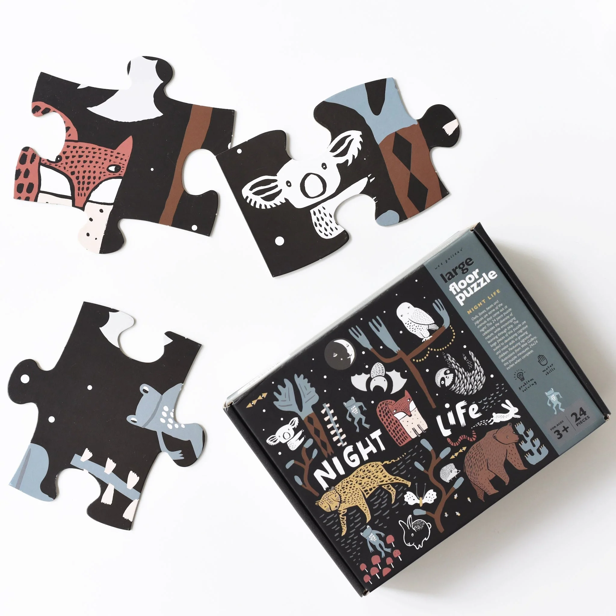 Wee Gallery Night Life Floor Puzzle - Image 7