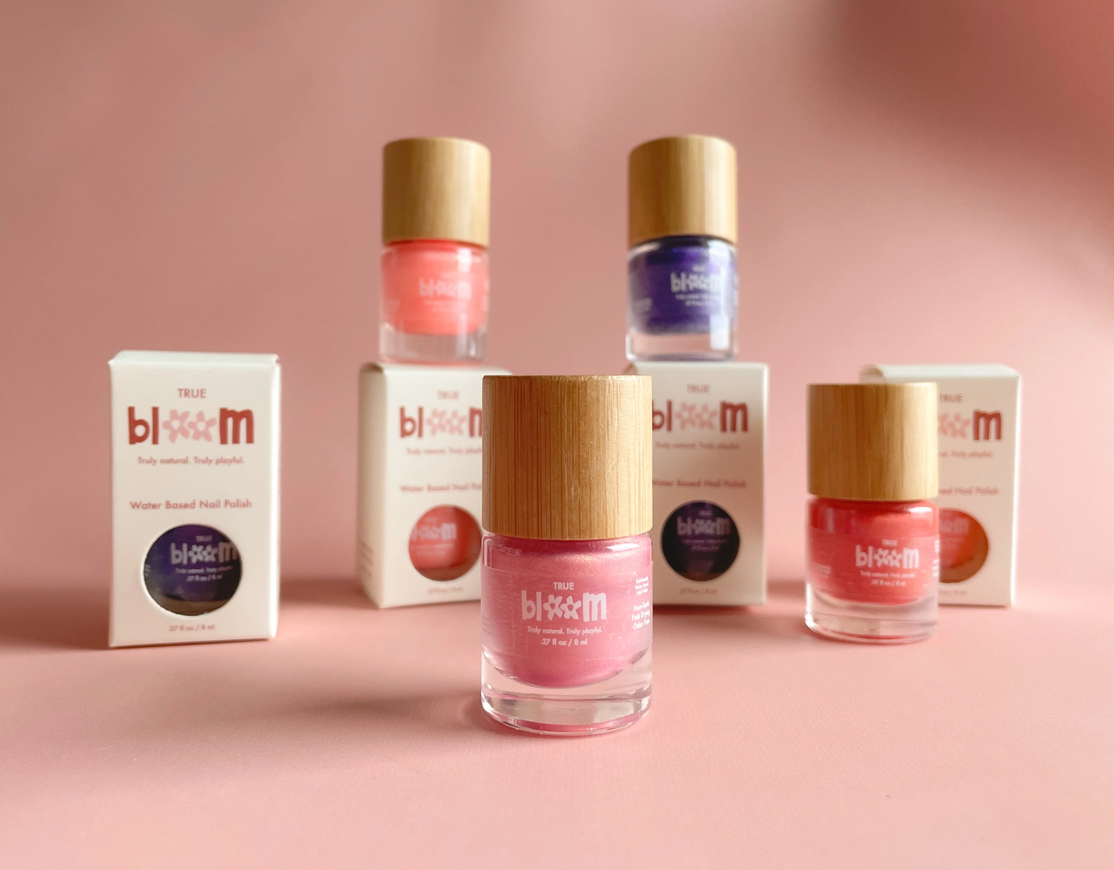 Truebloom Kids Water Based Nail Polish - Set of 4 - Image 3