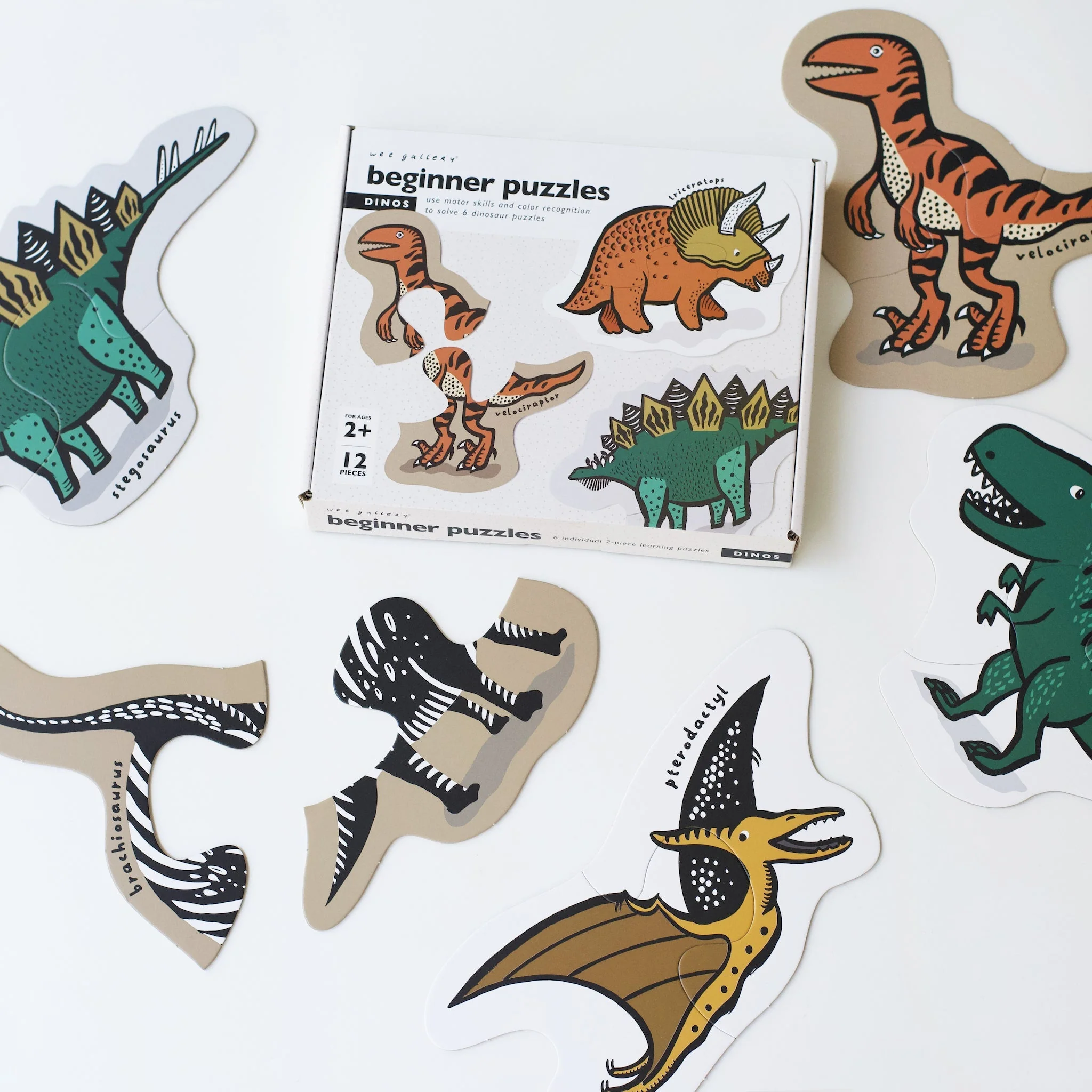 Wee Gallery Beginner Puzzles - Dinos - Image 6