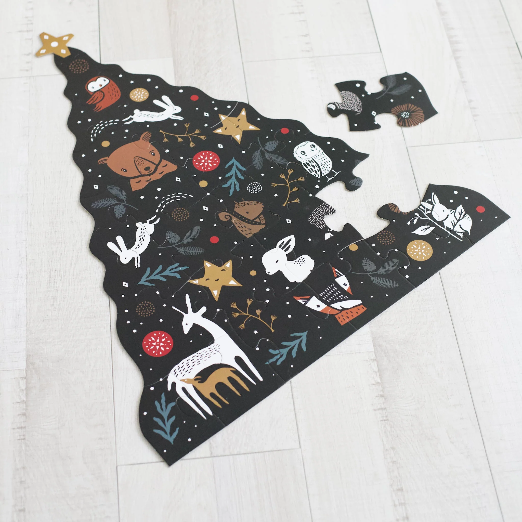 Wee Gallery Christmas Tree Floor Puzzle - Image 5