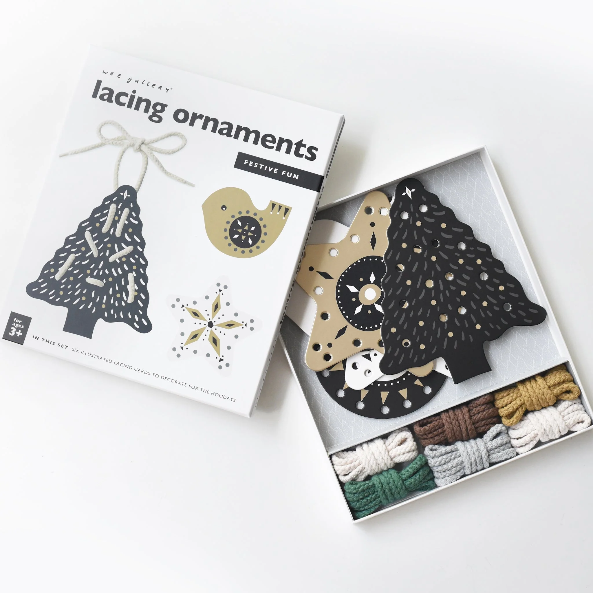 Wee Gallery Festive Fun Lacing Ornaments - Image 10