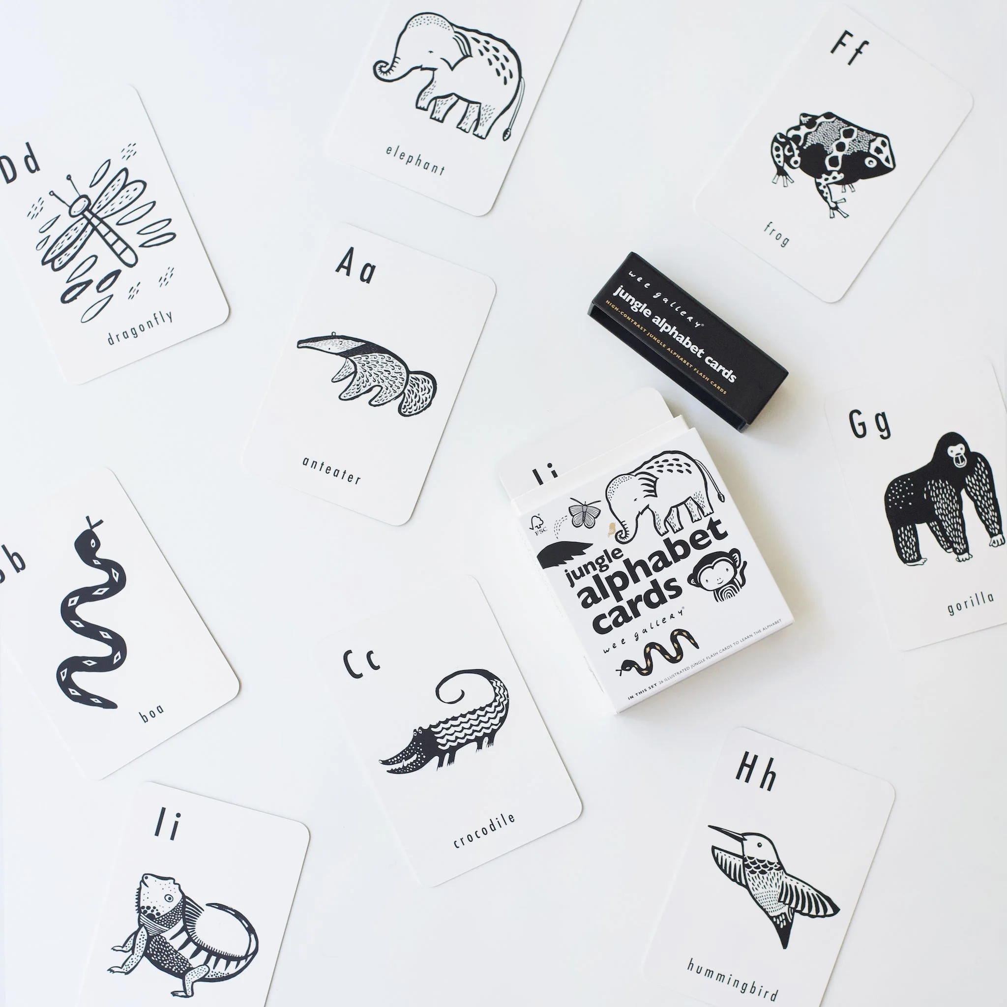 Wee Gallery Jungle Alphabet Cards - Image 7