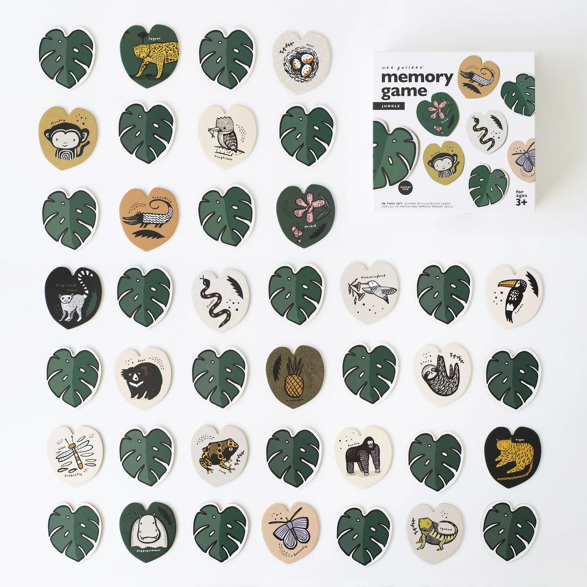 Wee Gallery Memory Game - Jungle - Image 3
