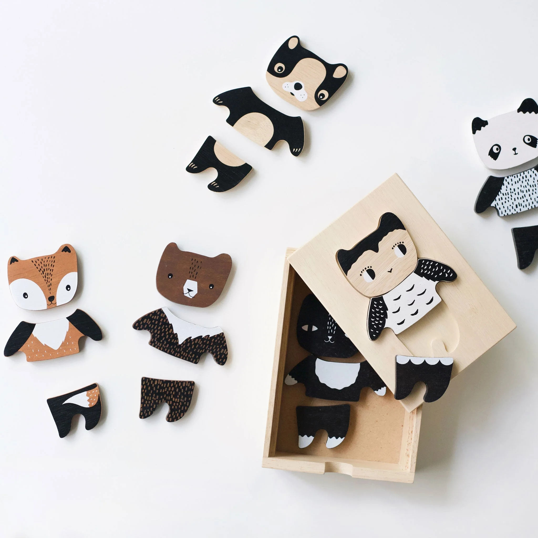 Wee Gallery Mix & Match Animal Tiles - Image 7