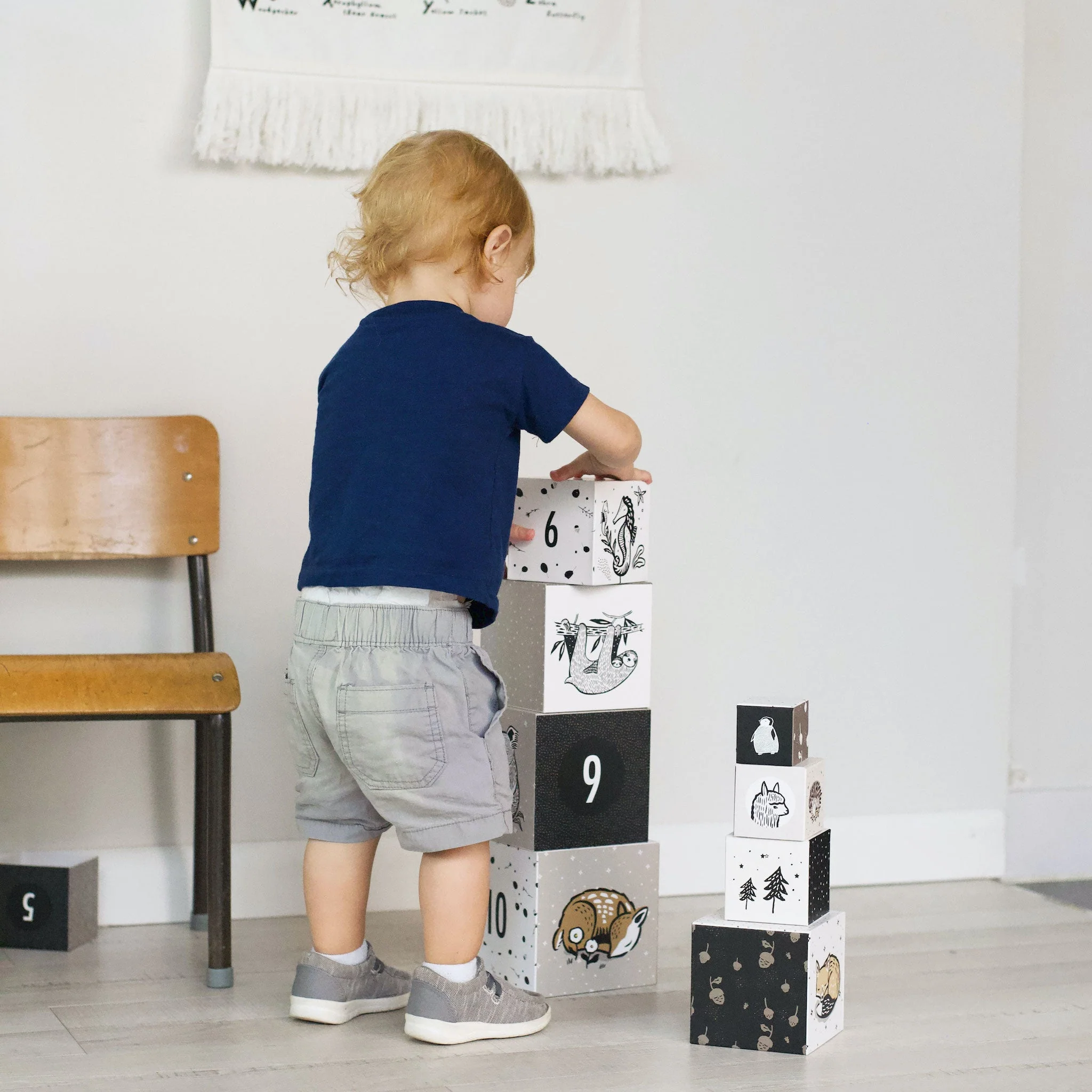 Wee Gallery Nesting Blocks - Baby Animals - Image 3