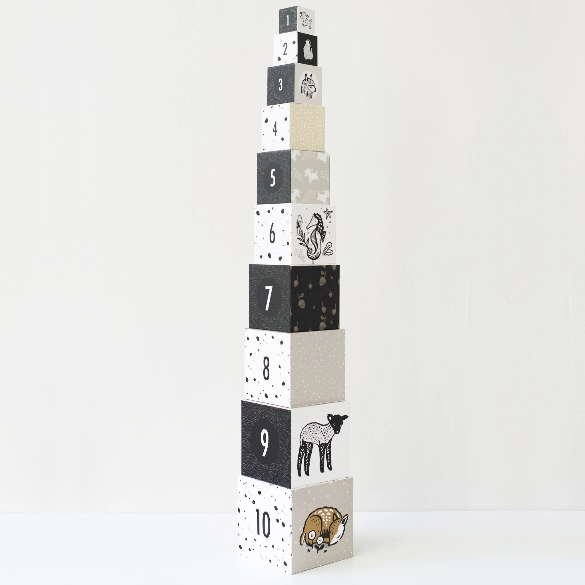 Wee Gallery Nesting Blocks - Baby Animals - Image 6