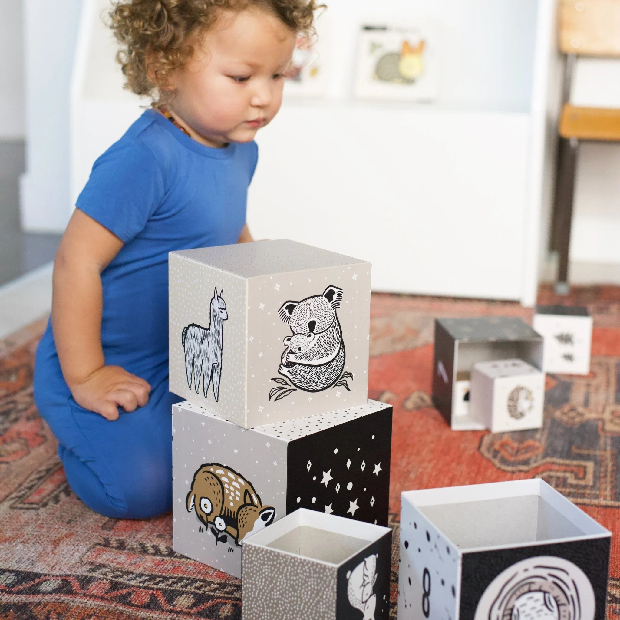 Wee Gallery Nesting Blocks - Baby Animals - Image 8
