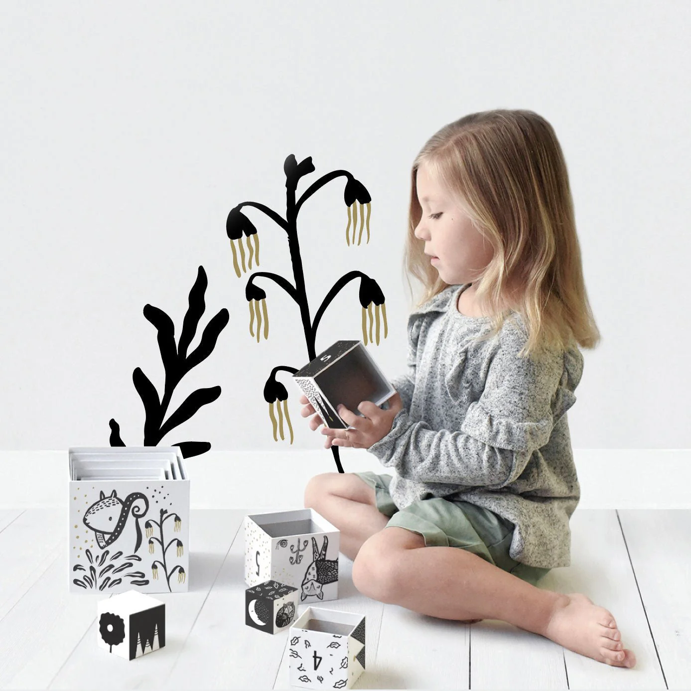 Wee Gallery Nesting Blocks - Woodland Numbers - Image 4