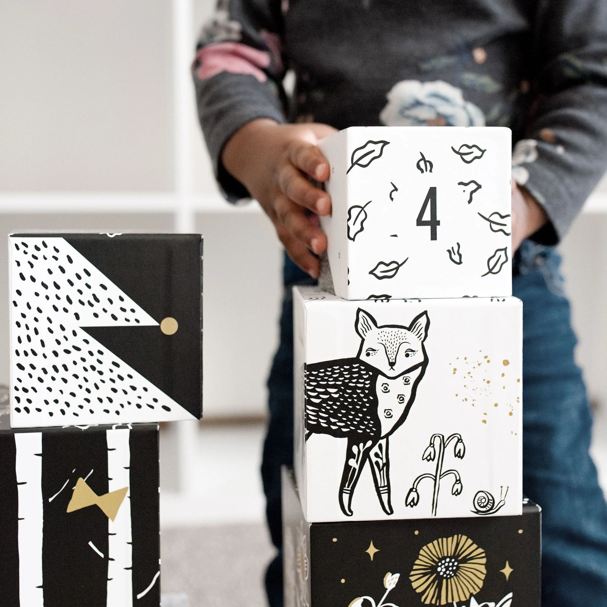 Wee Gallery Nesting Blocks - Woodland Numbers - Image 5