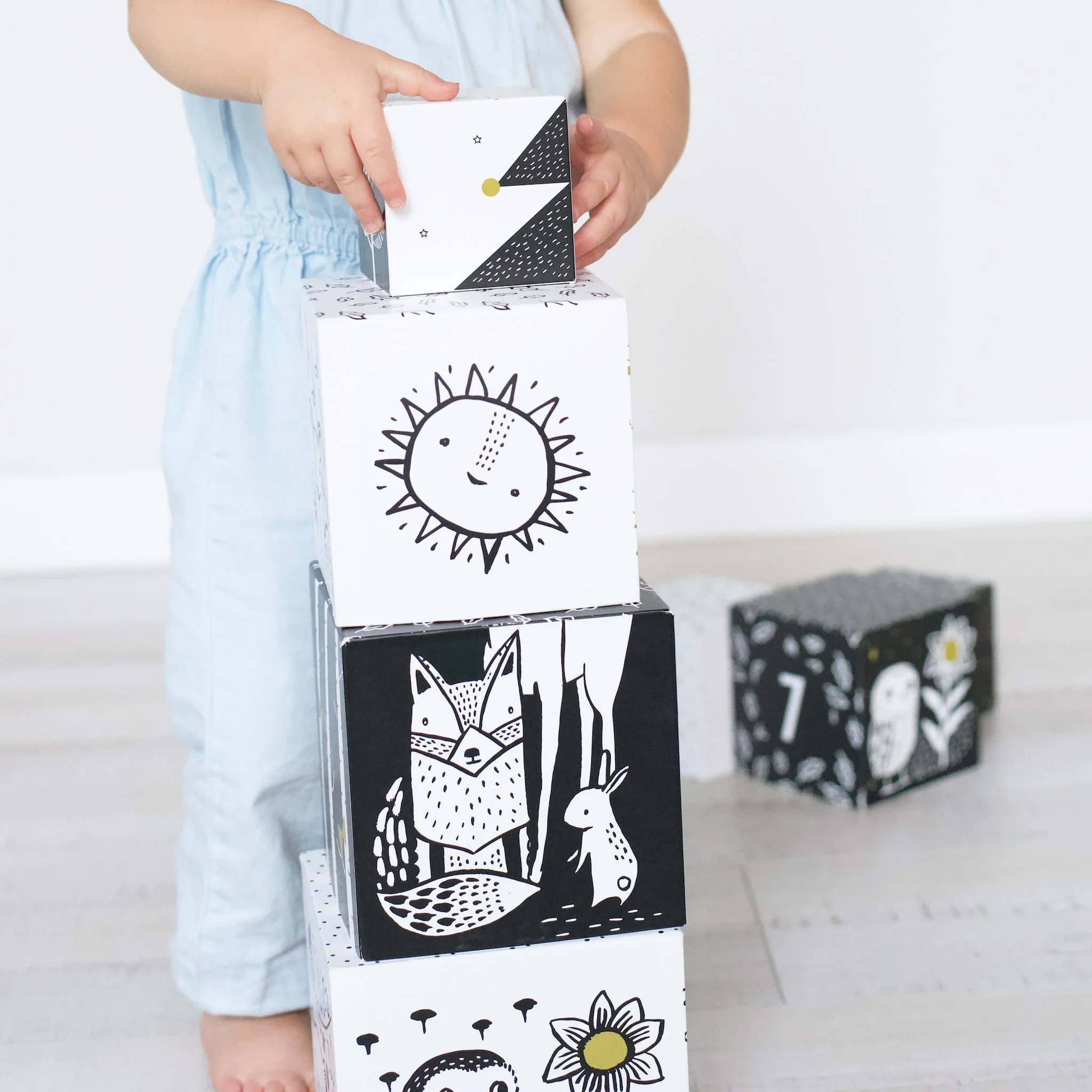 Wee Gallery Nesting Blocks - Woodland Numbers - Image 6