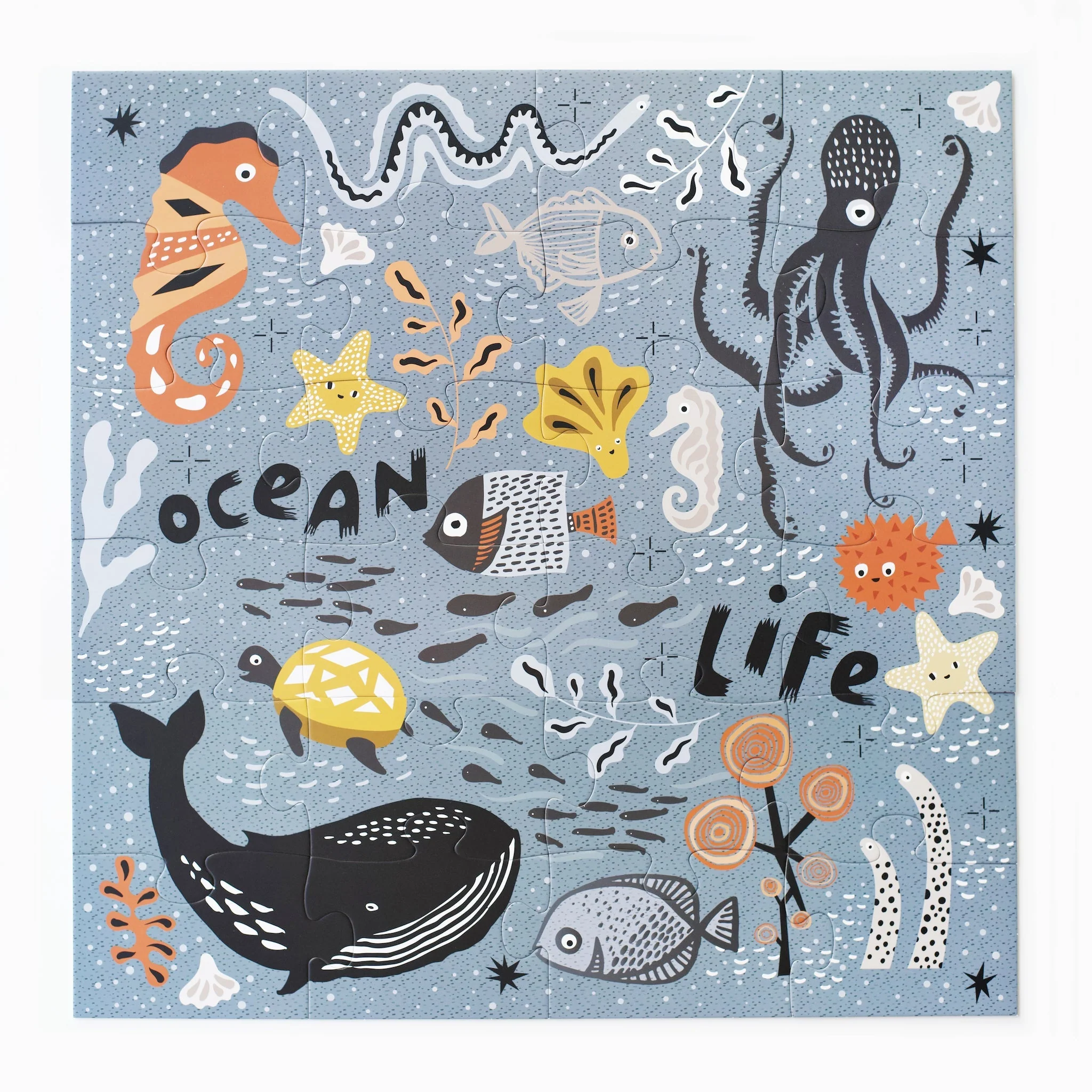 Wee Gallery Ocean Life Floor Puzzle - Image 3