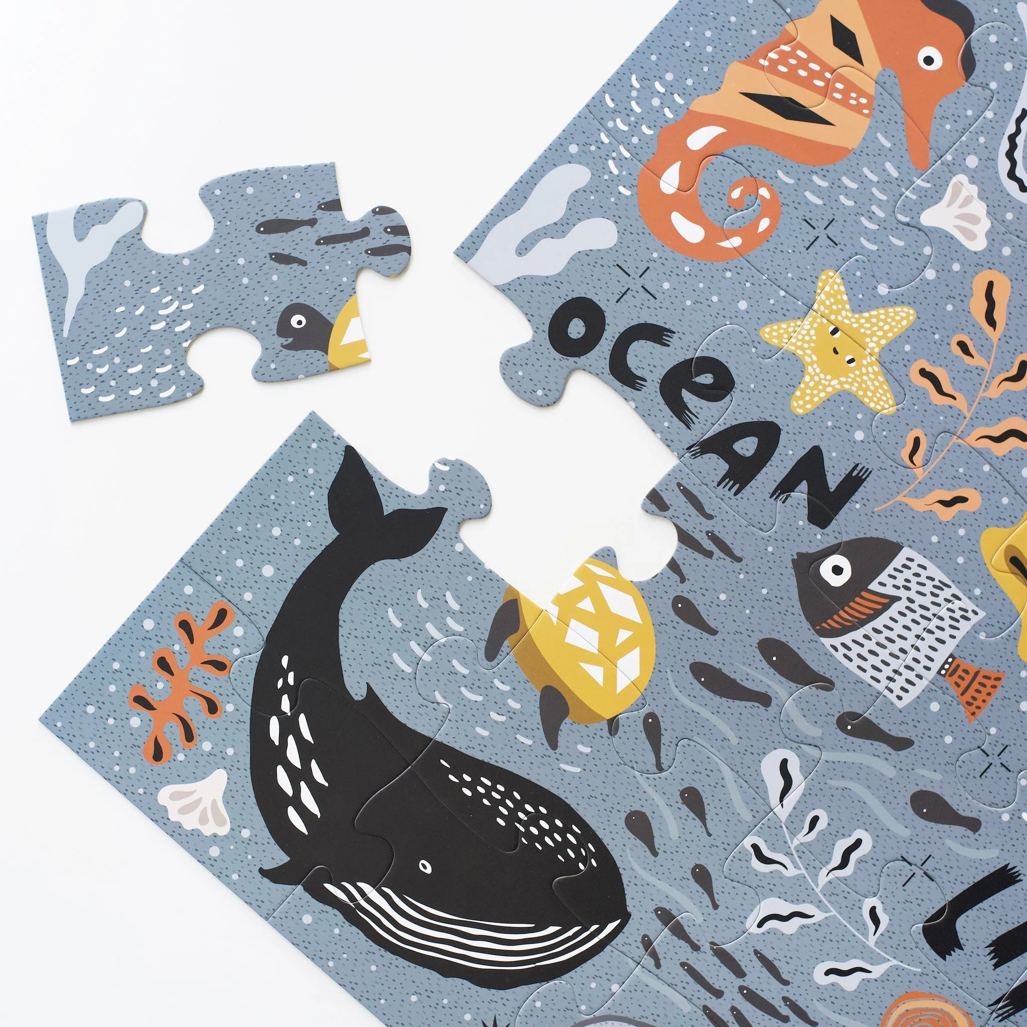 Wee Gallery Ocean Life Floor Puzzle - Image 6