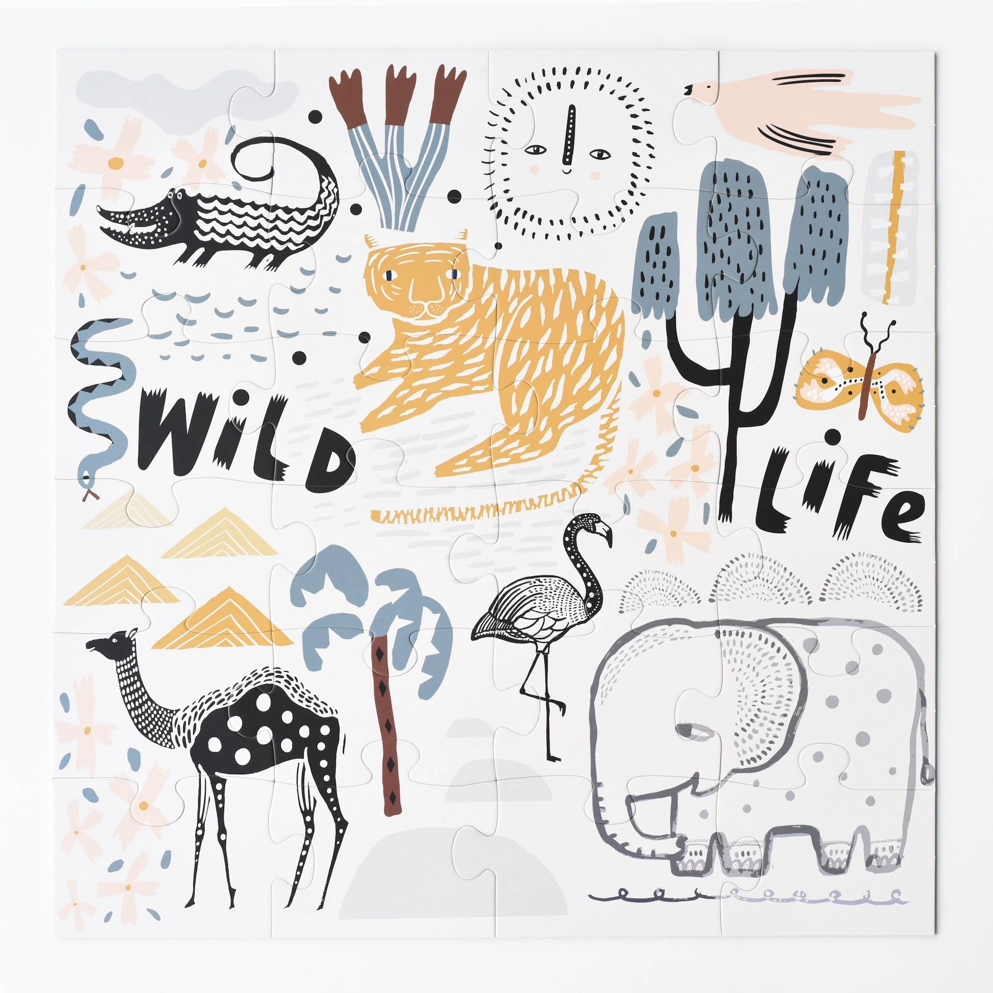 Wee Gallery Wild Life Floor Puzzle - Image 3