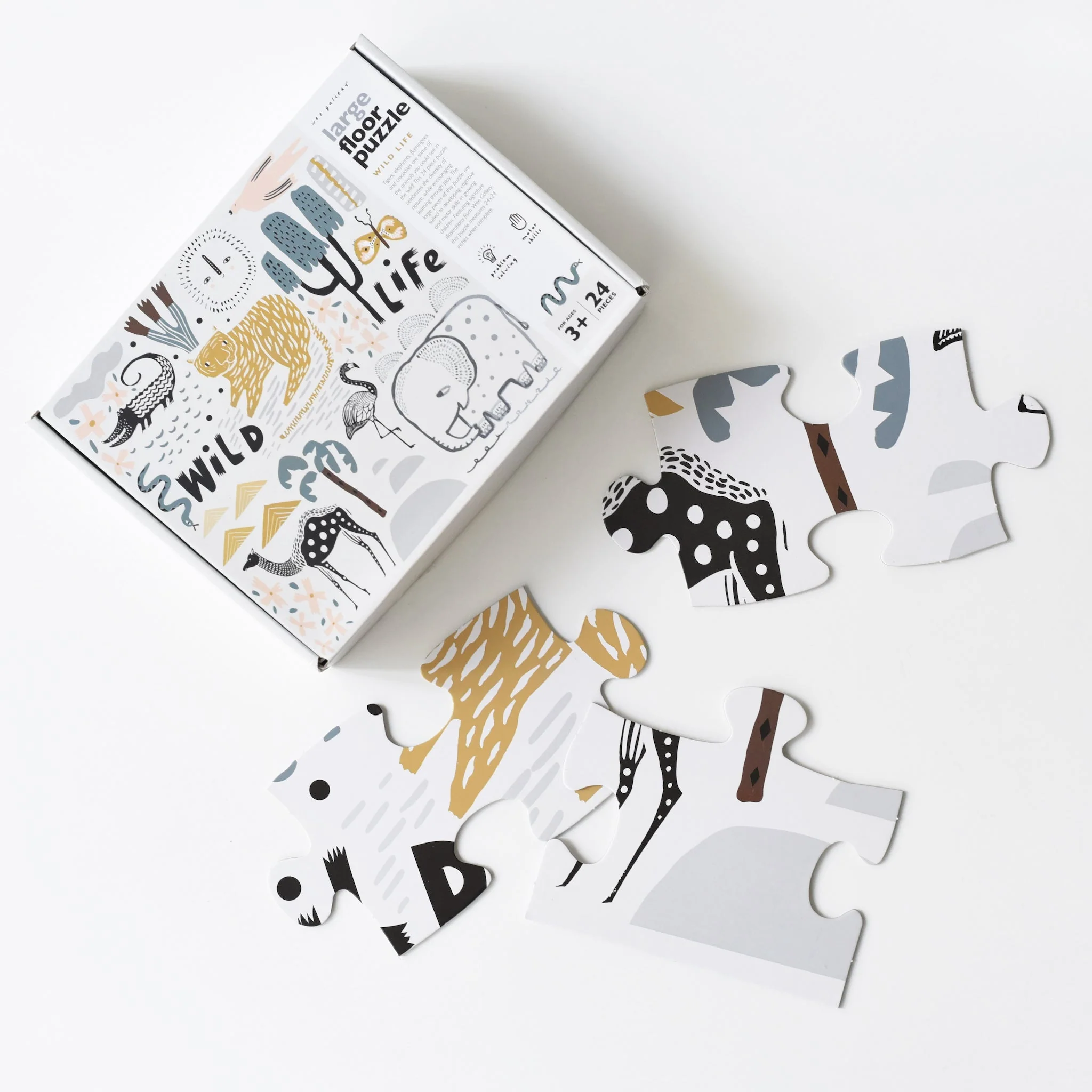 Wee Gallery Wild Life Floor Puzzle - Image 5