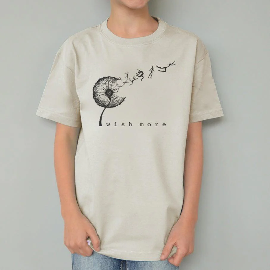 Uni-T "Wish More" Dandelion T-Shirt for Kids - Image 6