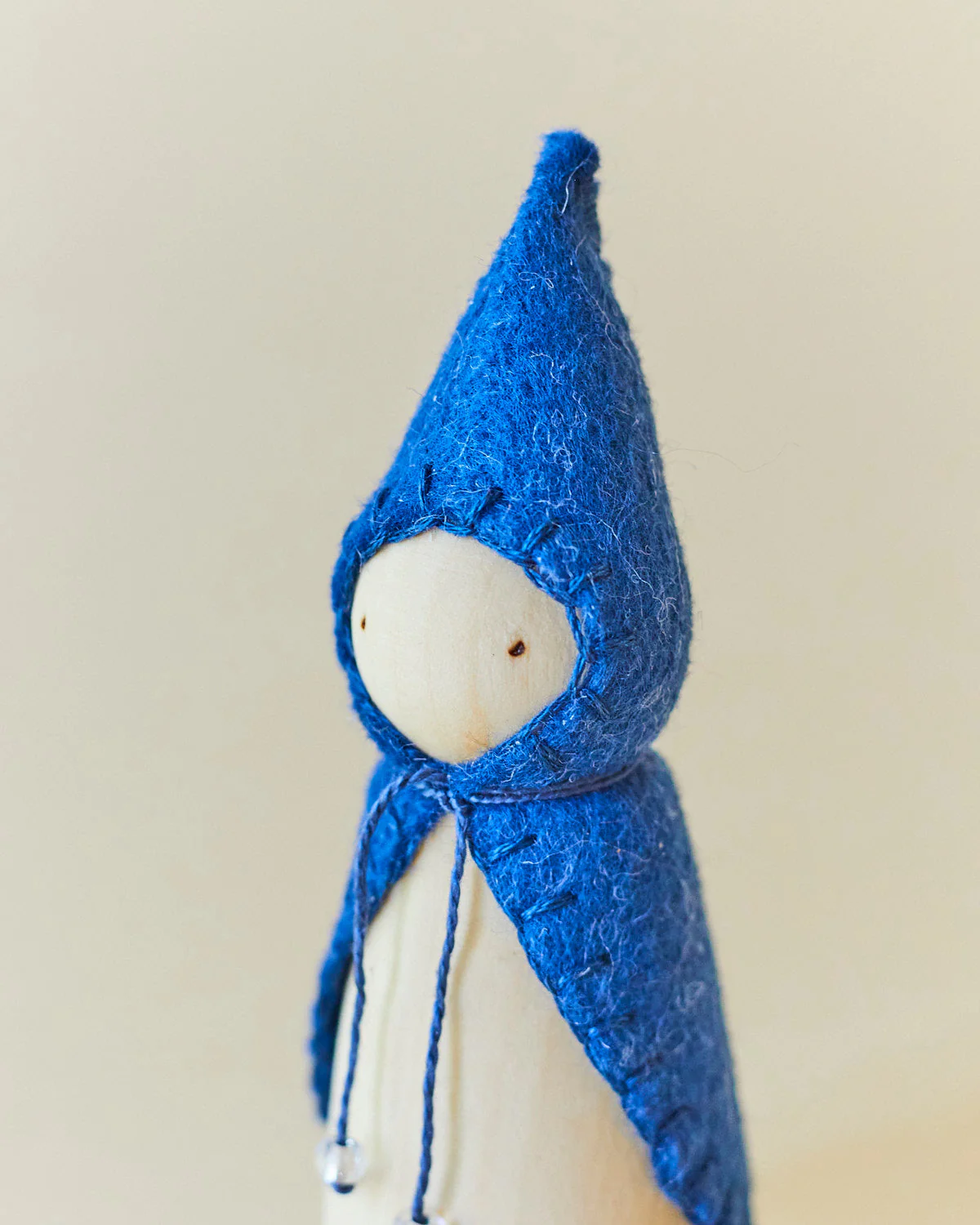 Wonderheart Blue Wooden Gnome - Image 2