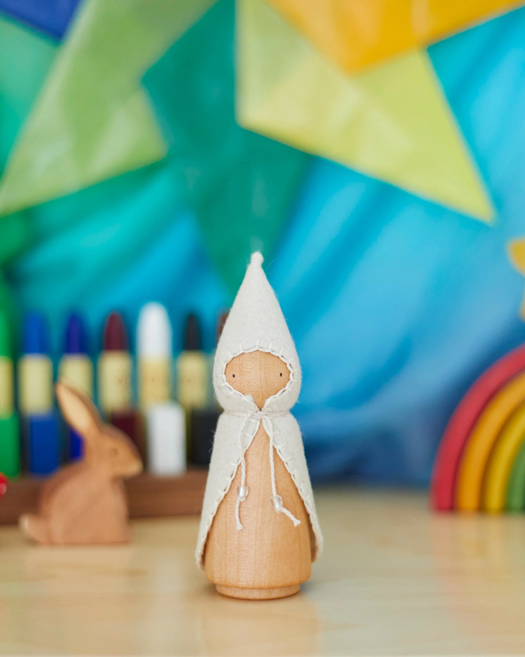 Wonderheart Colors of the Week Wooden Gnome Set - Image 6